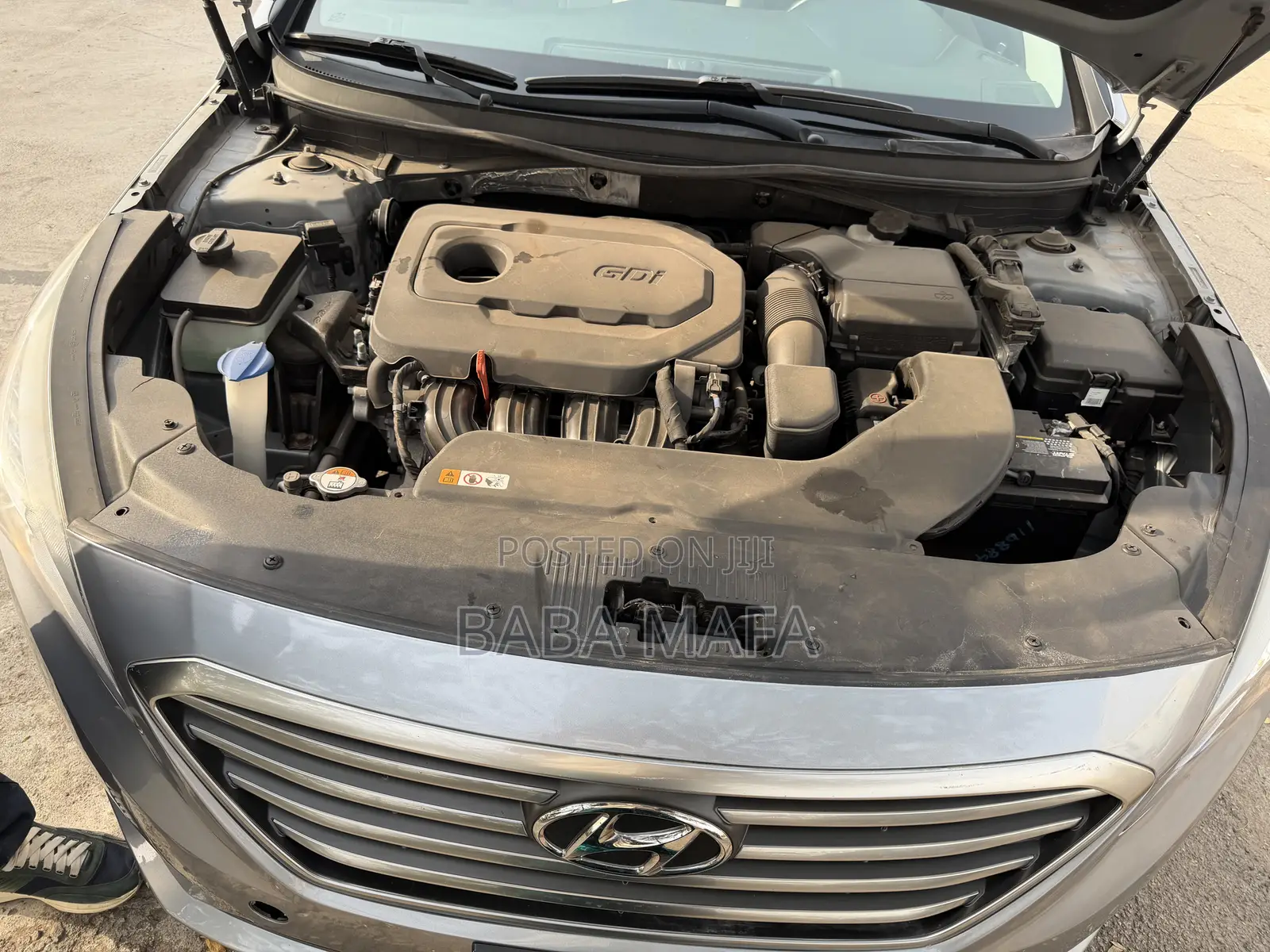 Hyundai Sonata Sport 2.0T Sedan FWD (2.0L 4cyl 6A) 2017 Blue