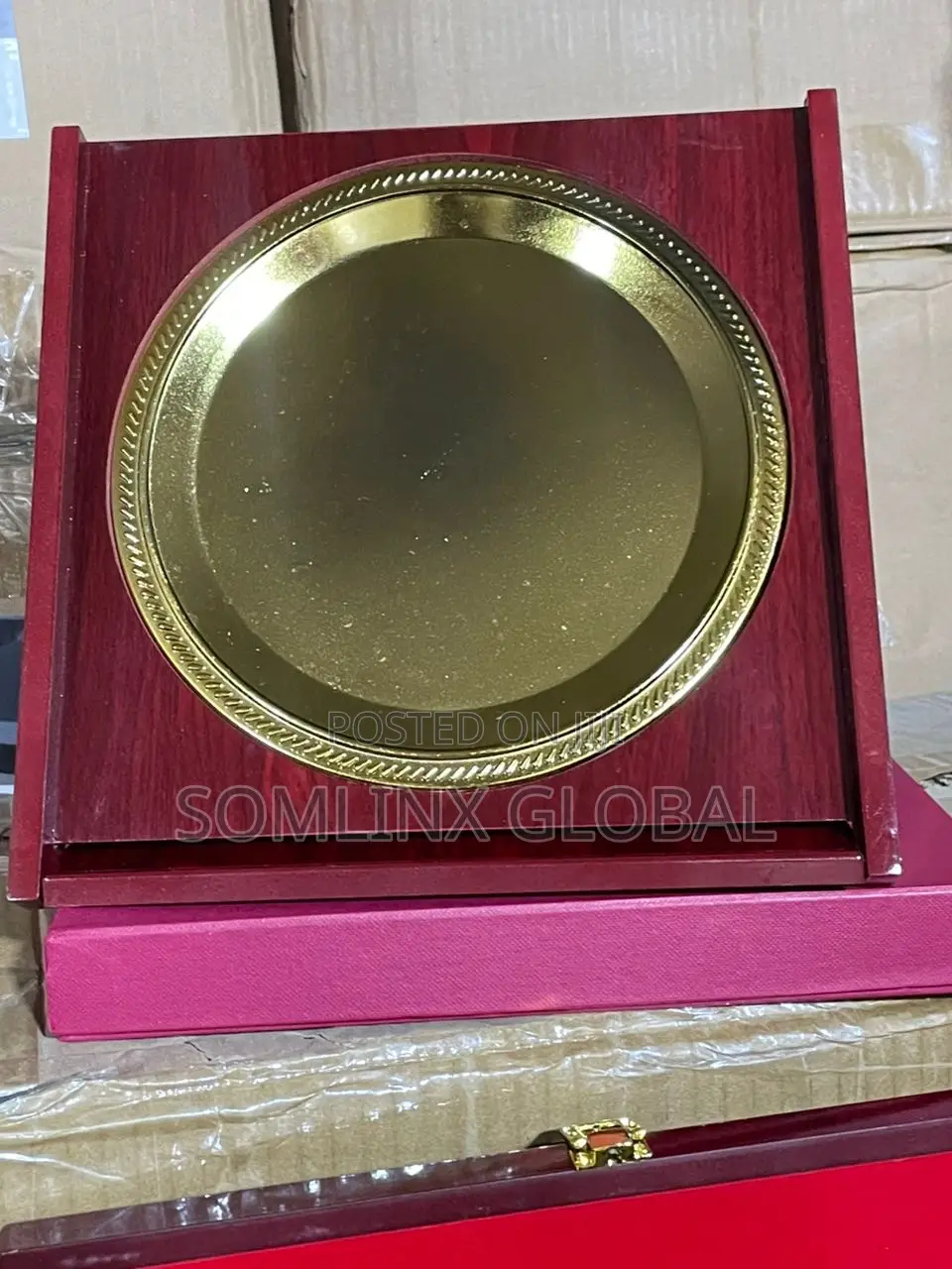 Wooden Plate Award Plaque