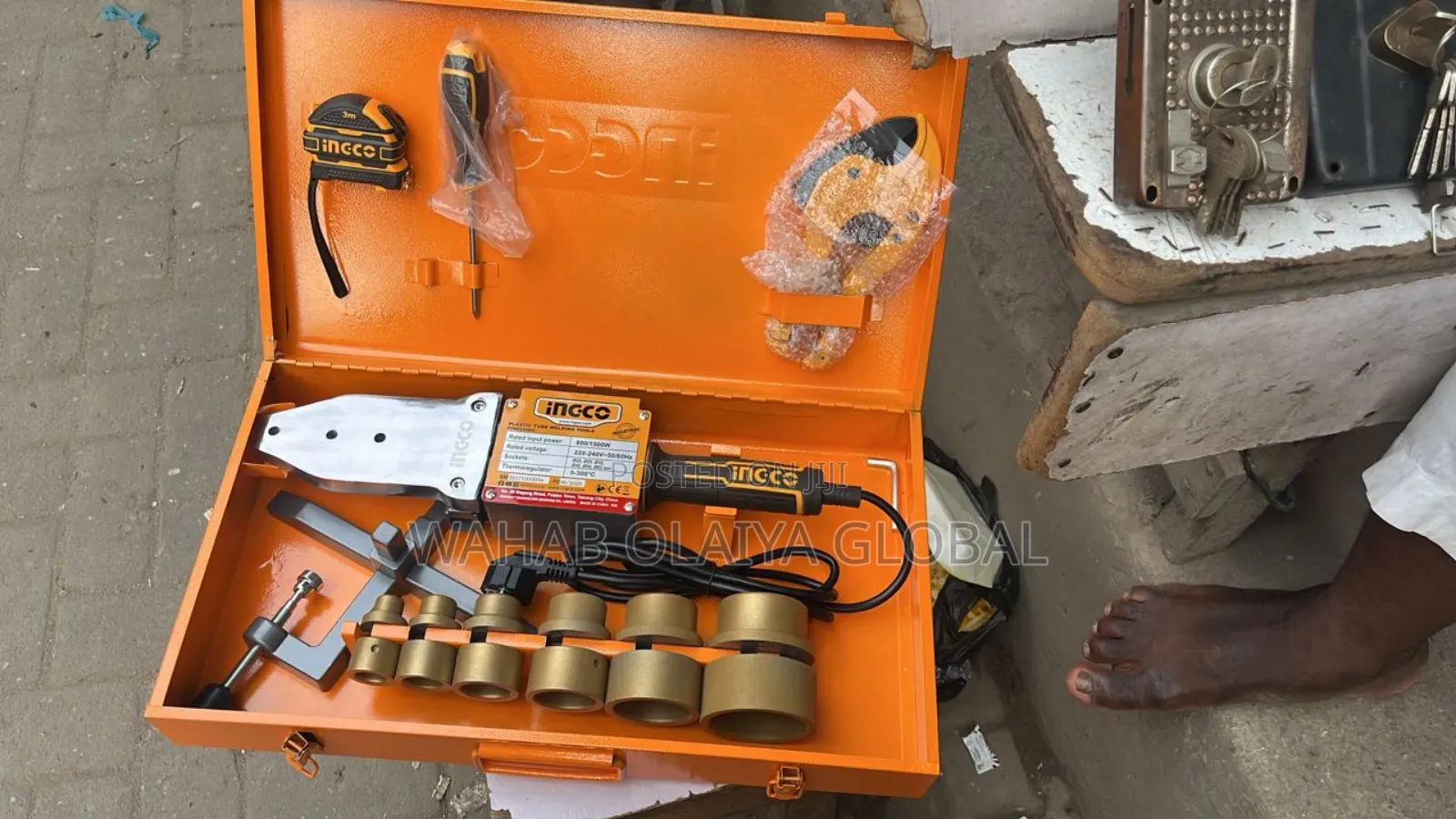 Ingco Plastic Tube Welding Tool 1500w (20–63mm)
