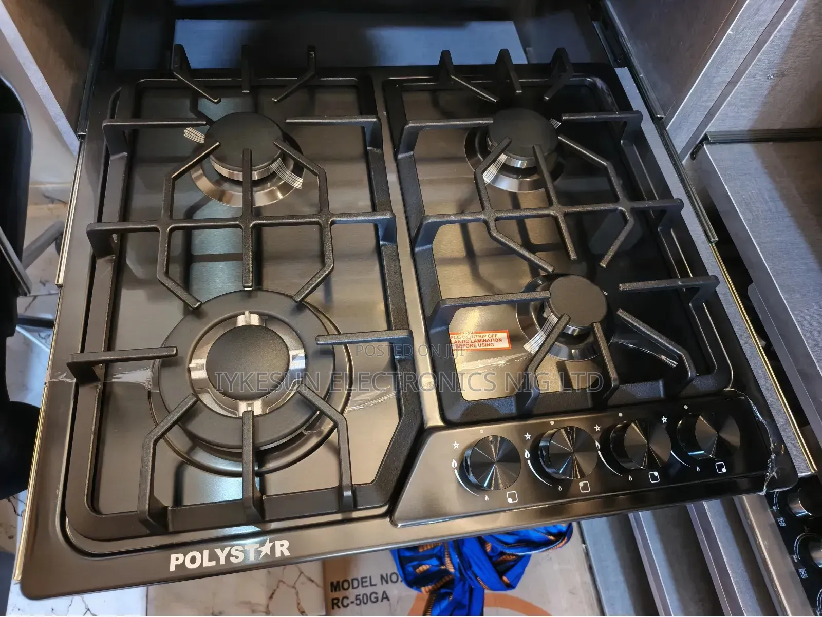 Original High Quality Polystar Built-in 60cm 4 Burners Gas Cooker Hob