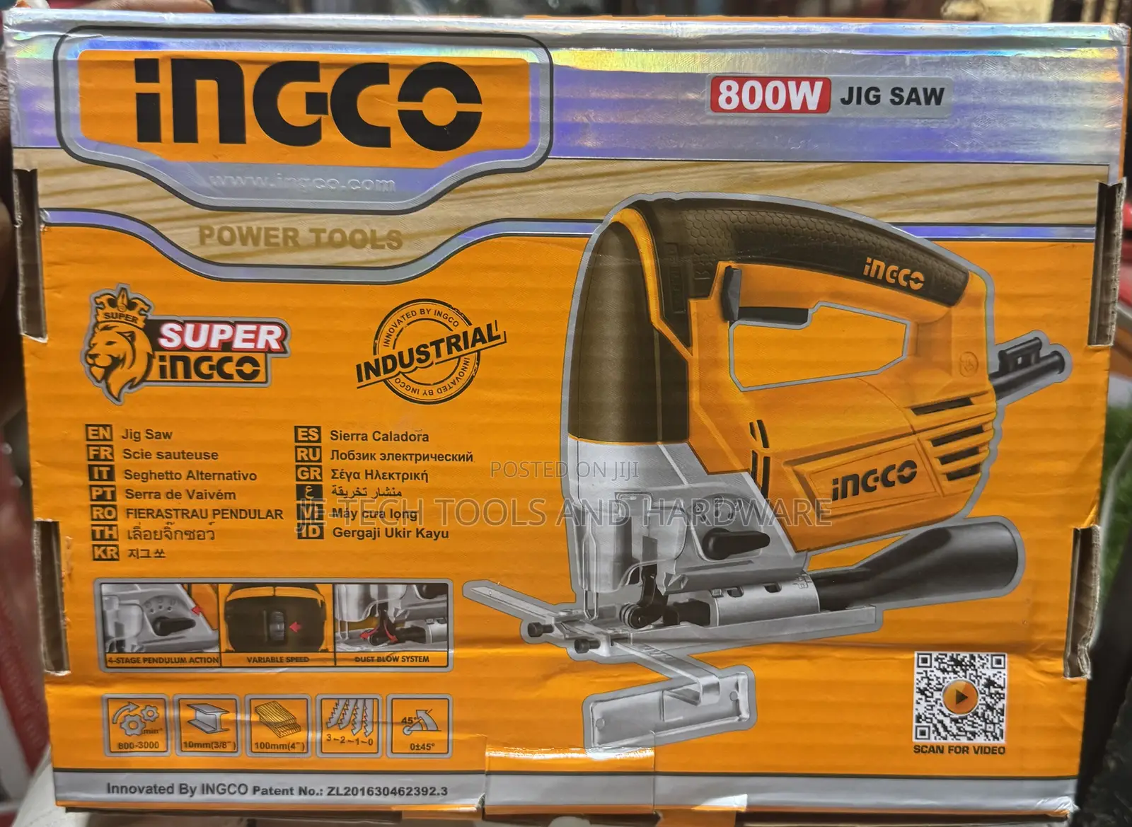 Ingco 800w Jig Saw