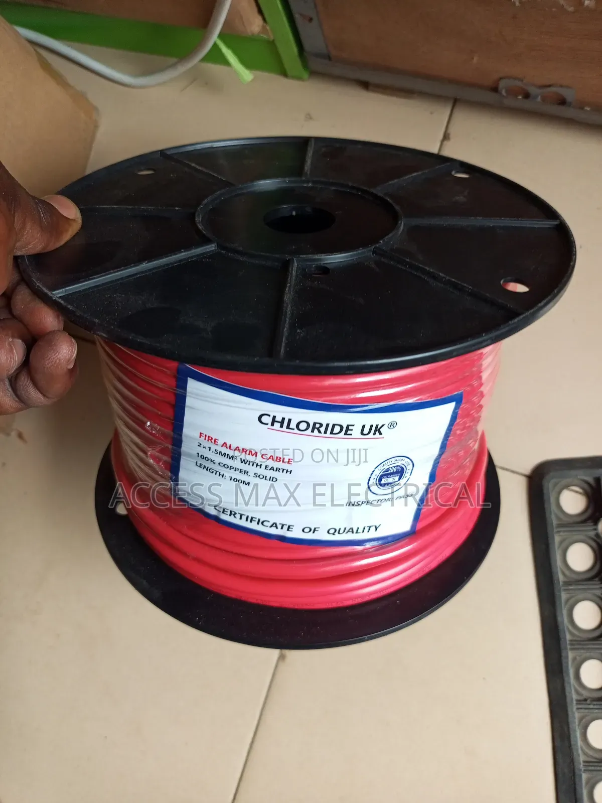 1.5mm 2 Core Fire Alarm Cable Pure Copper by 100 Meters