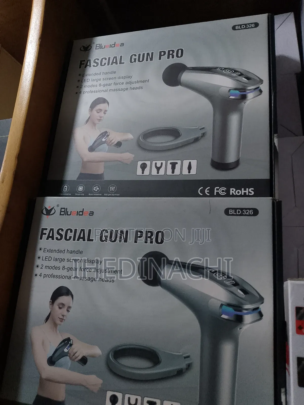 Fascial Gun Pro Body Massage Led Light Display Large Screen