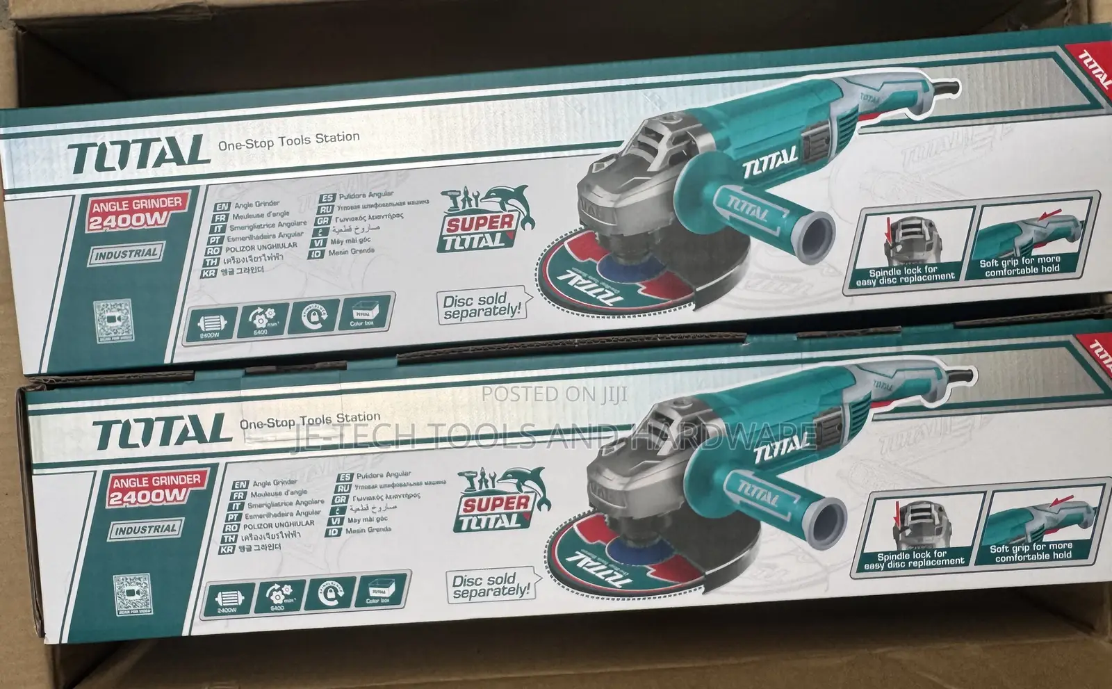 Total Industrial 2400w Angle Grinder.