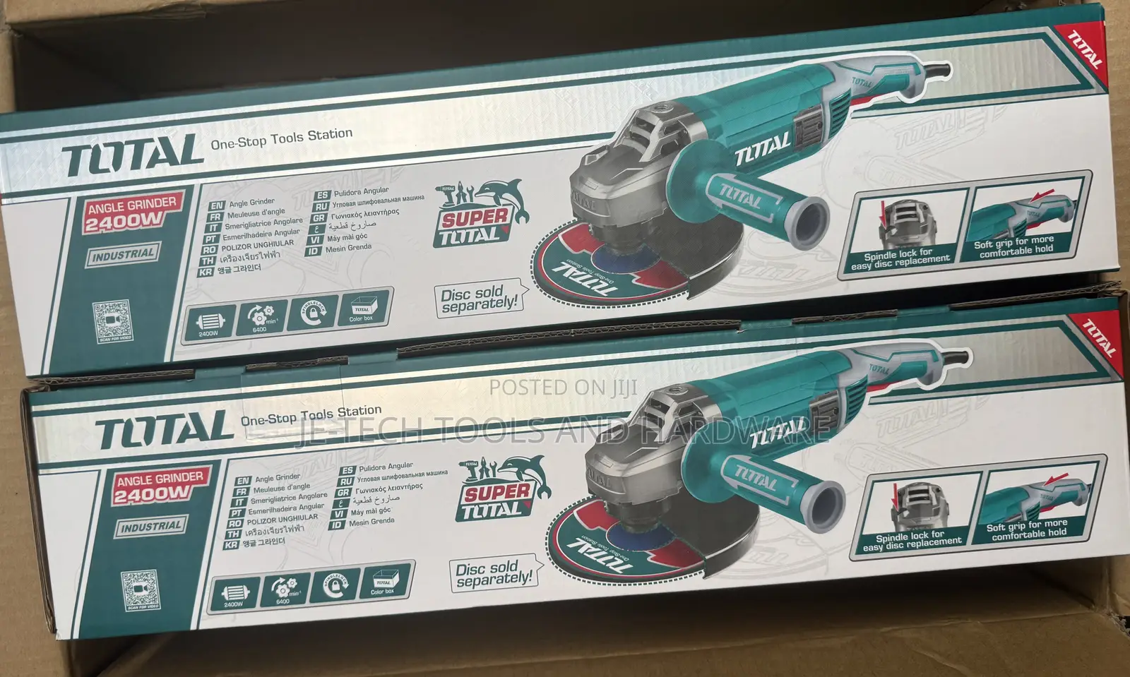Total Industrial 2400w Angle Grinder.