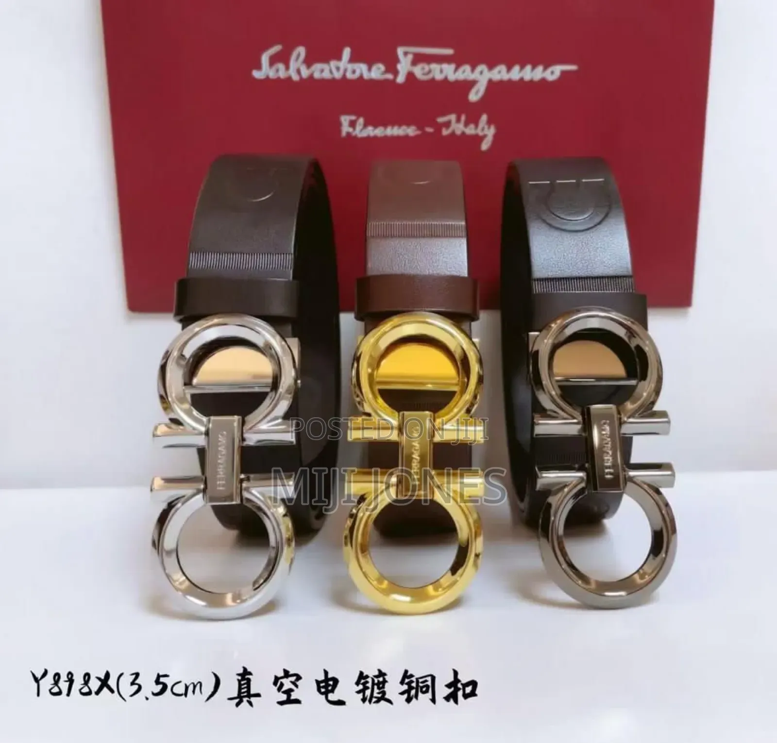 *Salvatore Ferragamo  Leather Belt – Classic Style, Luxe Look*