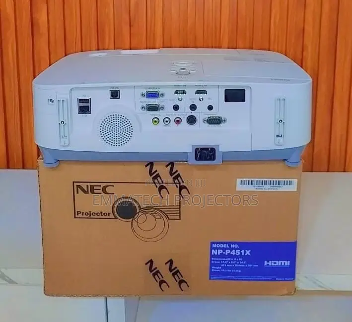 Nec P451x Projector – Super Bright | Crystal Clear | Business  &  Home