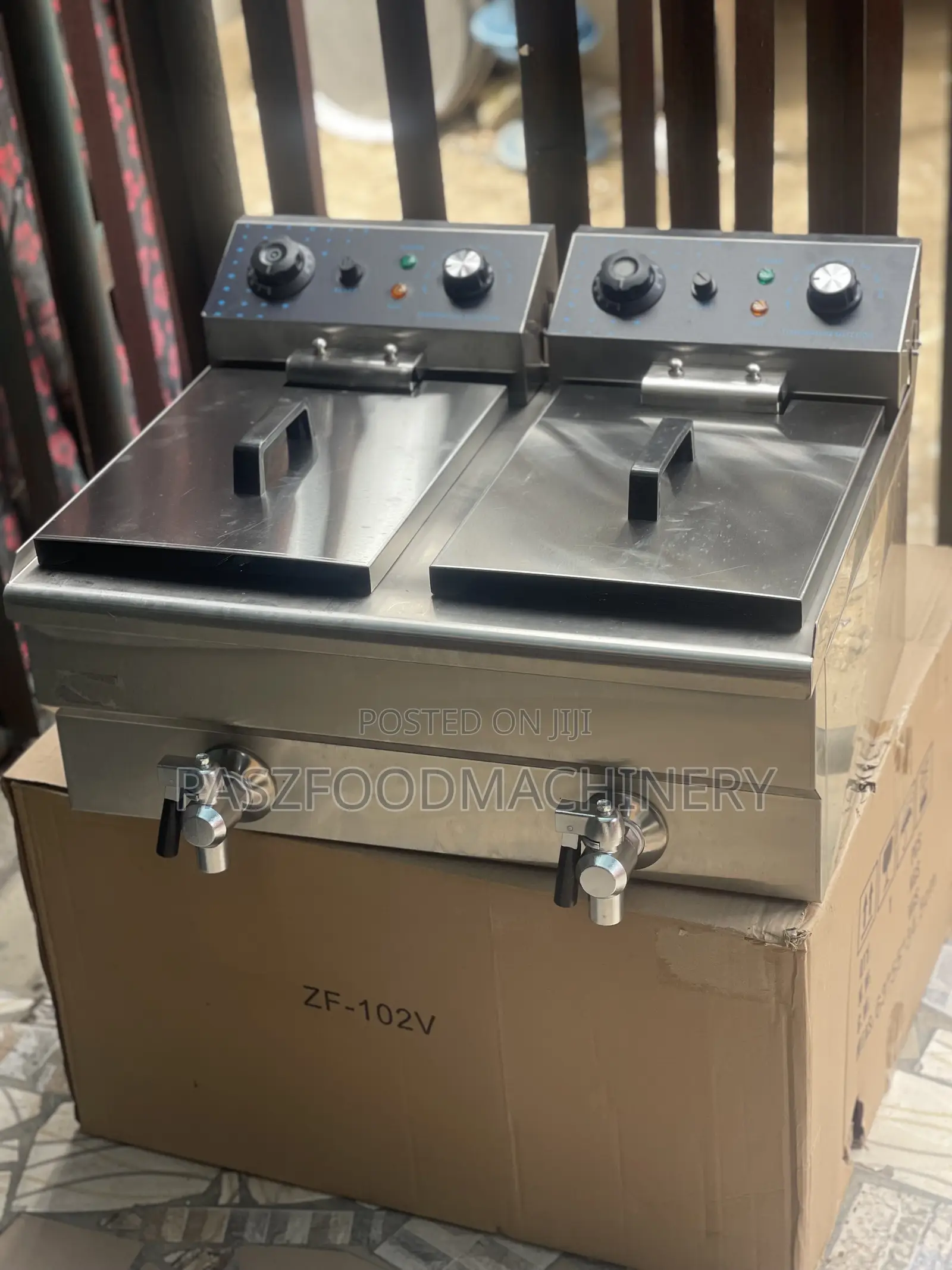 Gas Deep Fryer With Tap 10/10