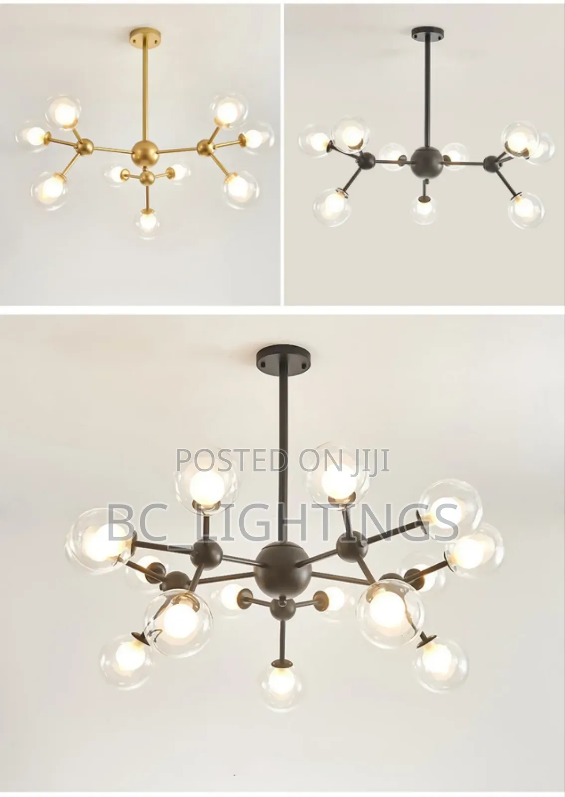 Nordic Glass Chandelier Light 15 Glass