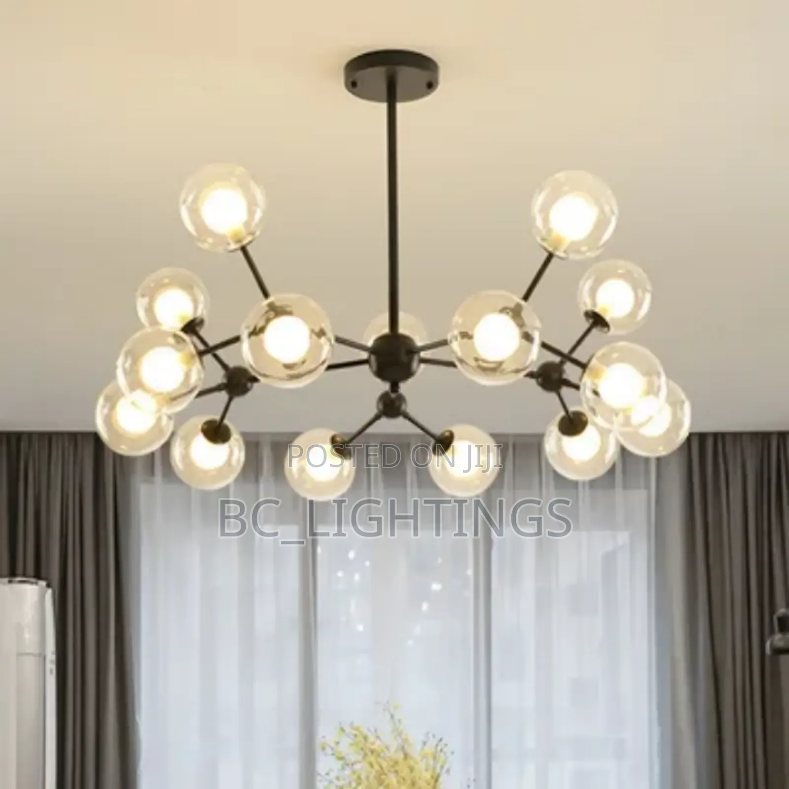 Nordic Glass Chandelier Light 15 Glass