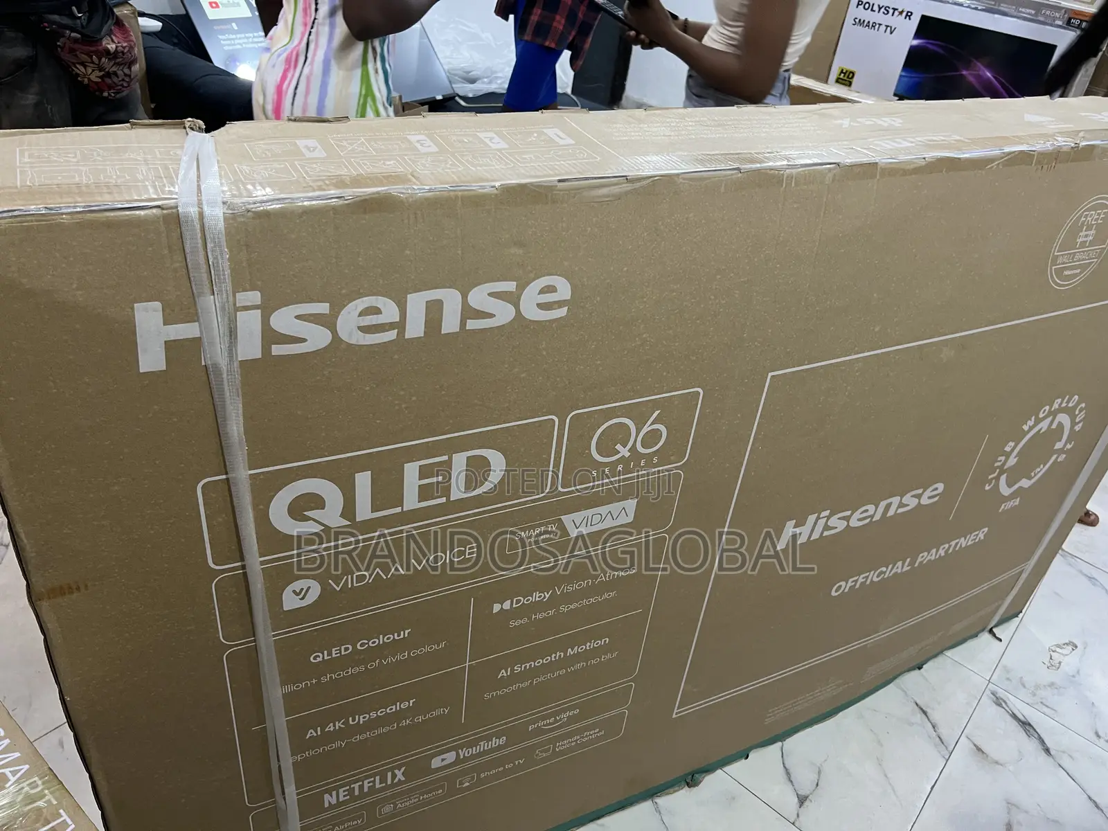 Hisense 75′′ Ultra Large Smart Qled Television (75q6q)