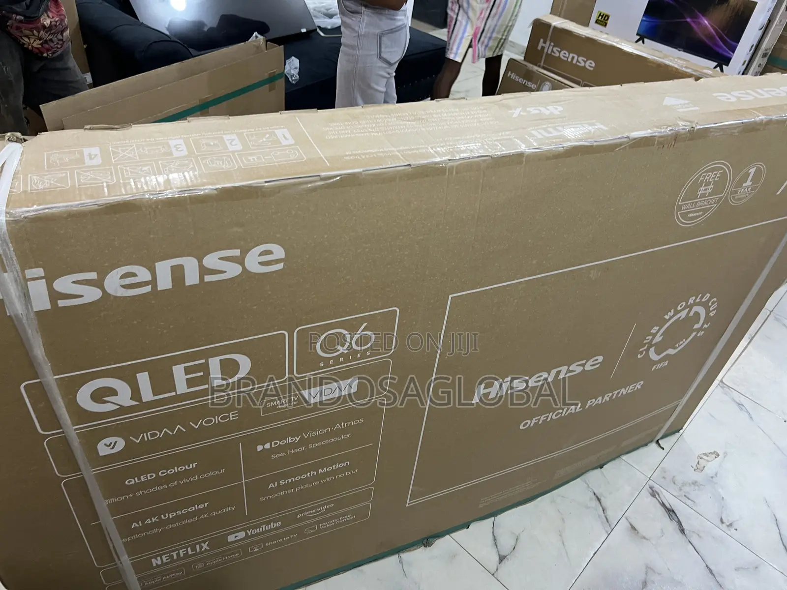 Hisense 75′′ Smart Tv With High Dynamic Range Display (75q6q)