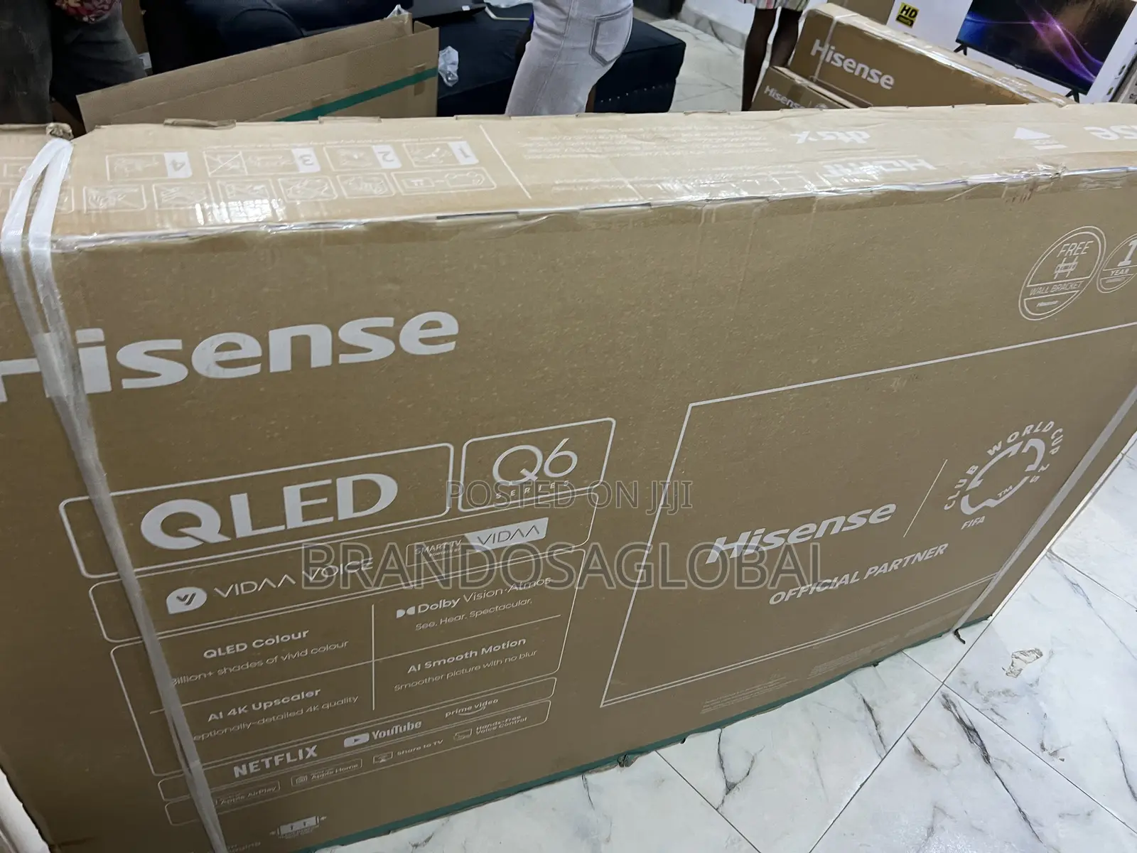 Hisense 75′′ Smart Tv With High Dynamic Range Display (75q6q)