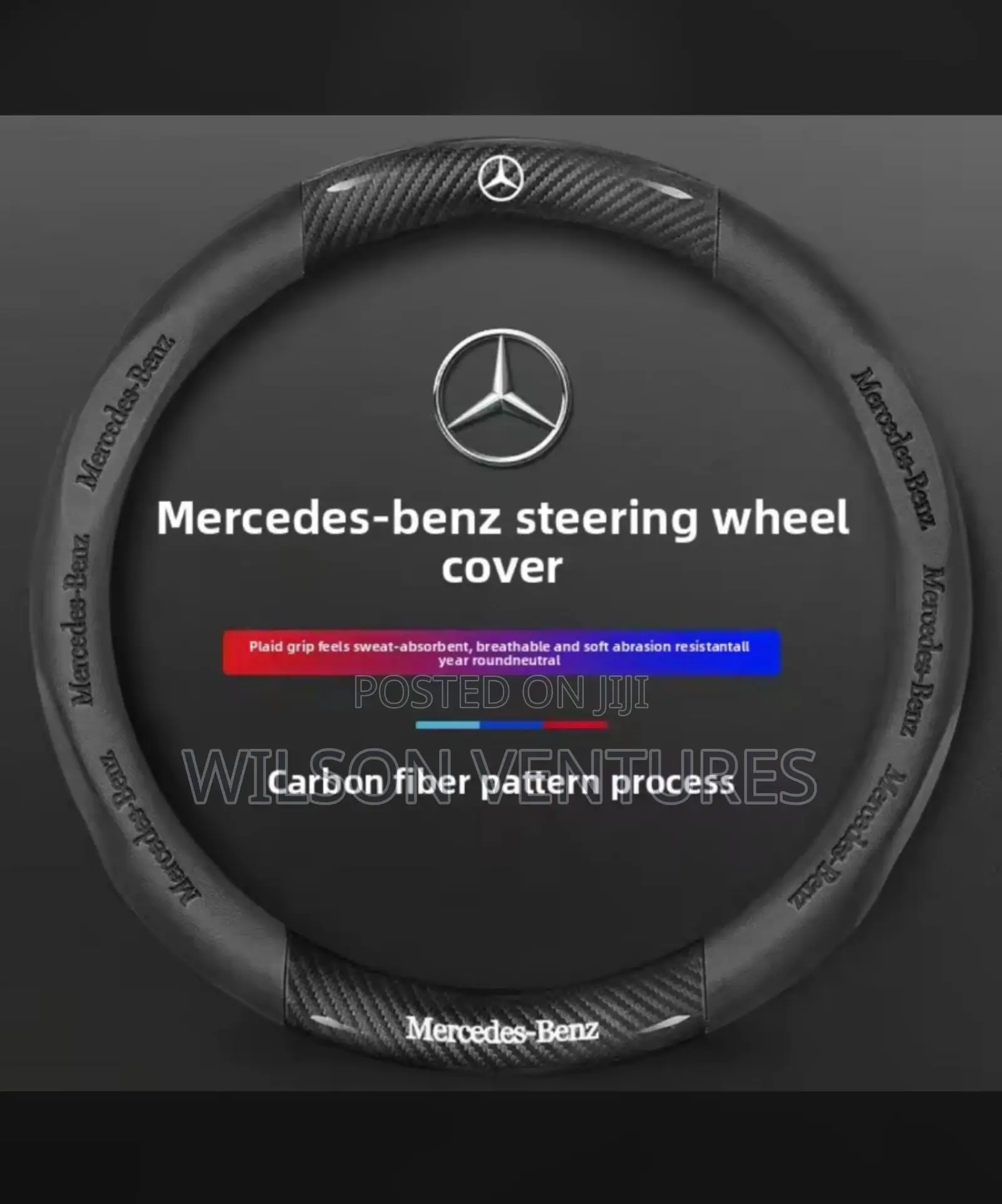 High Quality Mercedes Benz Steering Cover Carbon Fiber