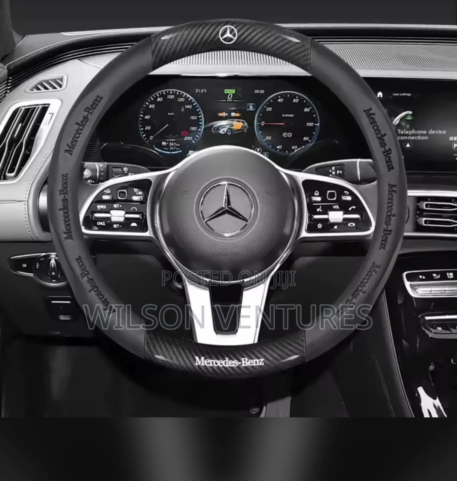 High Quality Mercedes Benz Steering Cover Carbon Fiber