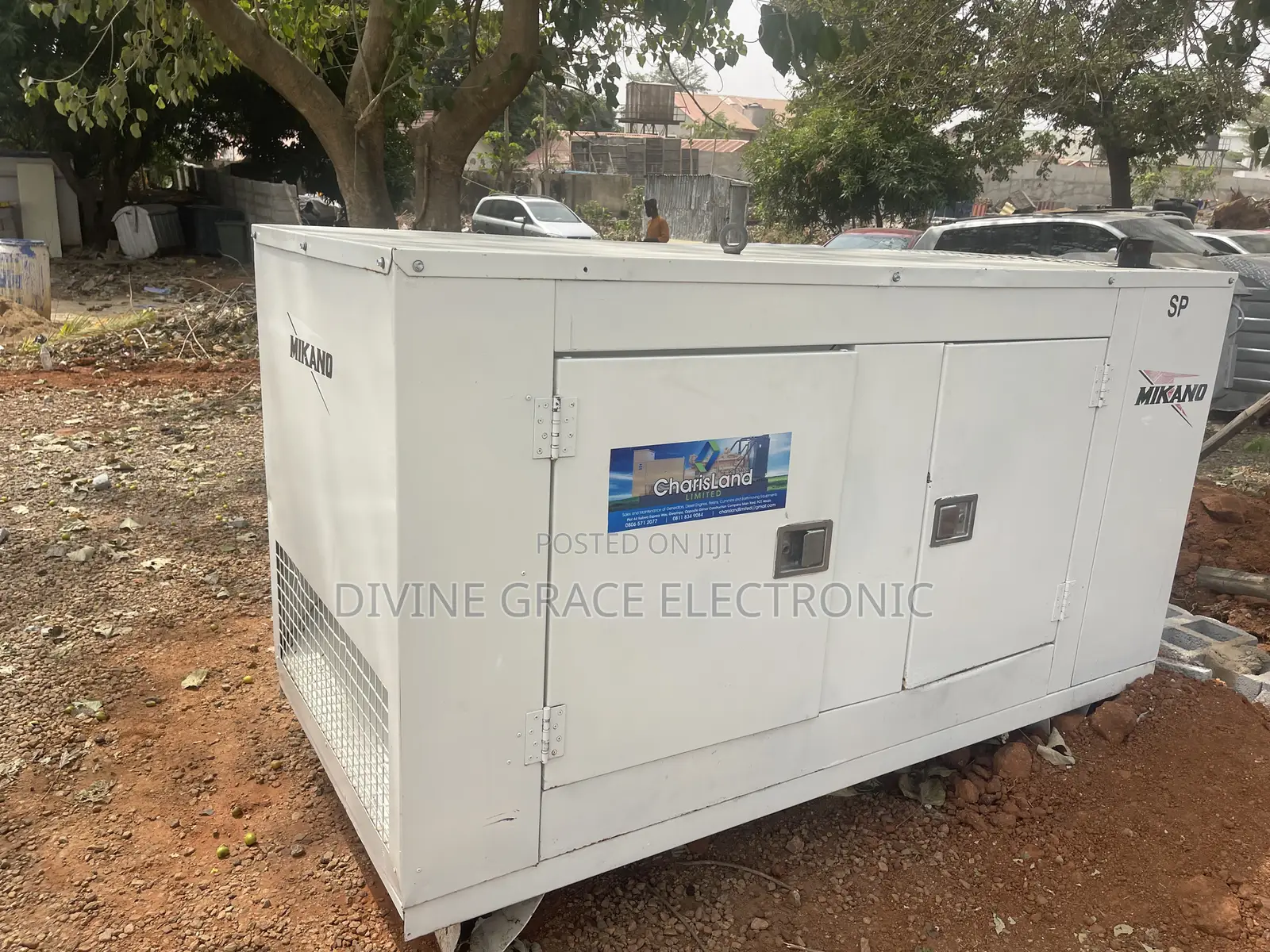 Used 30kva Mikano Diesel Soundproof Original Engine Generator