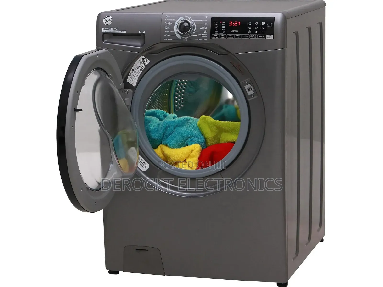 Hoover 12kg Smart Washing Machine | Wi-Fi | 1400rpm | Front Load