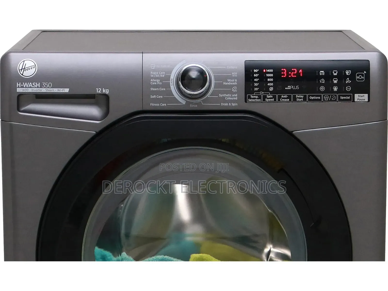 Hoover 12kg Smart Washing Machine | Wi-Fi | 1400rpm | Front Load