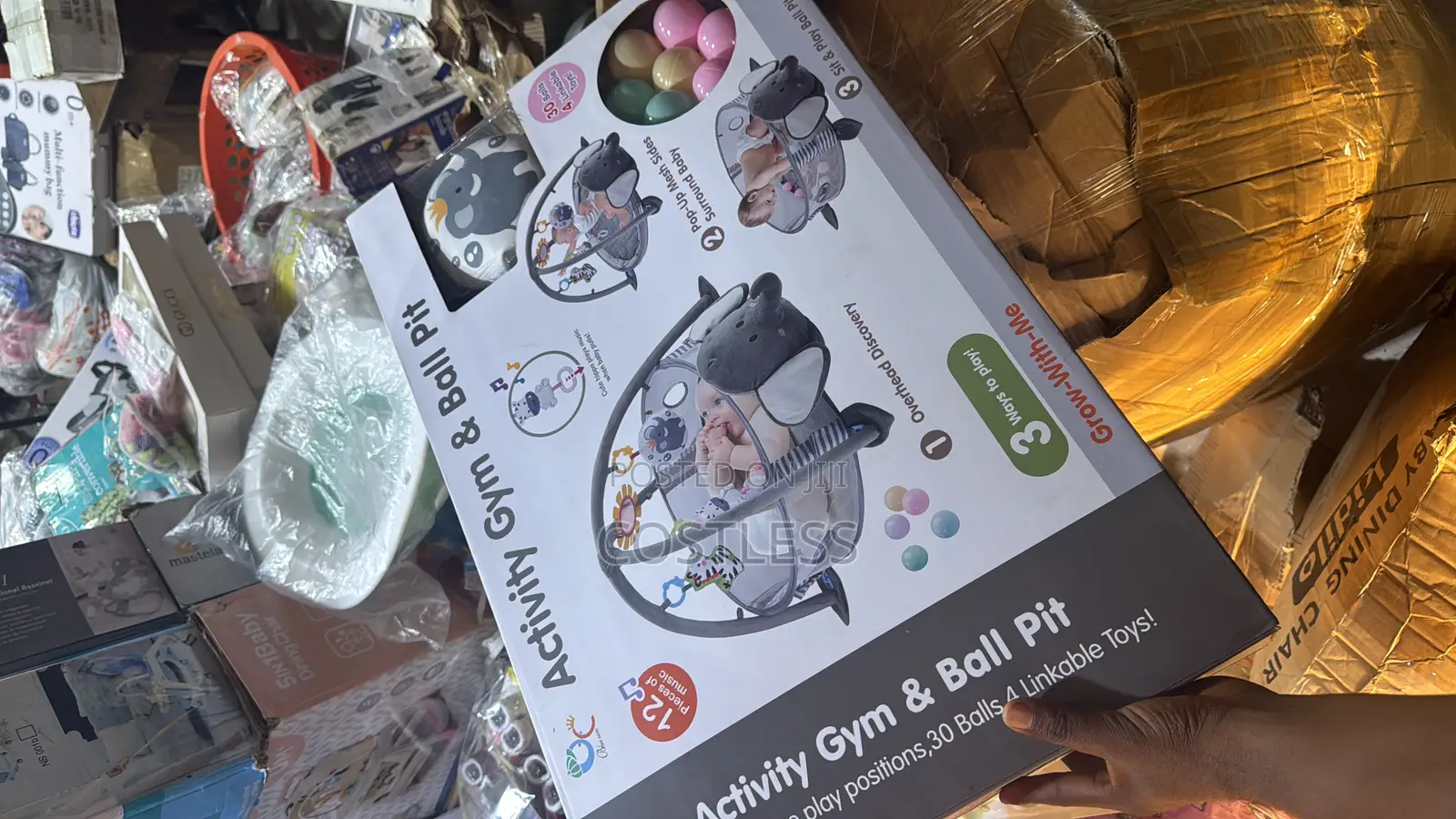 3 in 1 Baby Activity Gym Ball Pit