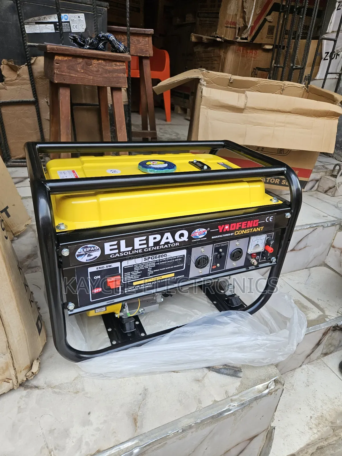 Elepaq 4.5kva Petorl Generator 100%Copper