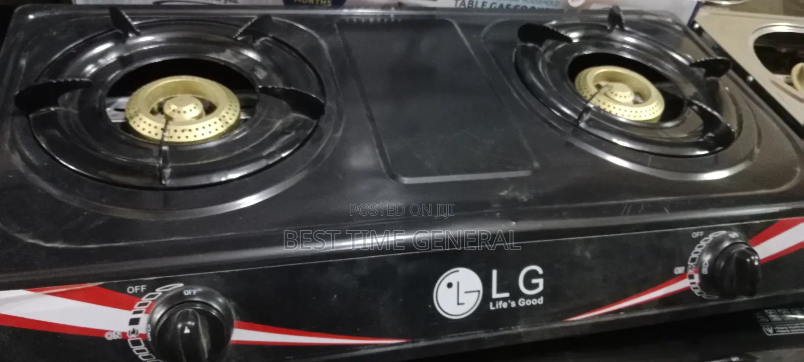 Original Lg Table Gas Cooler Glass Top