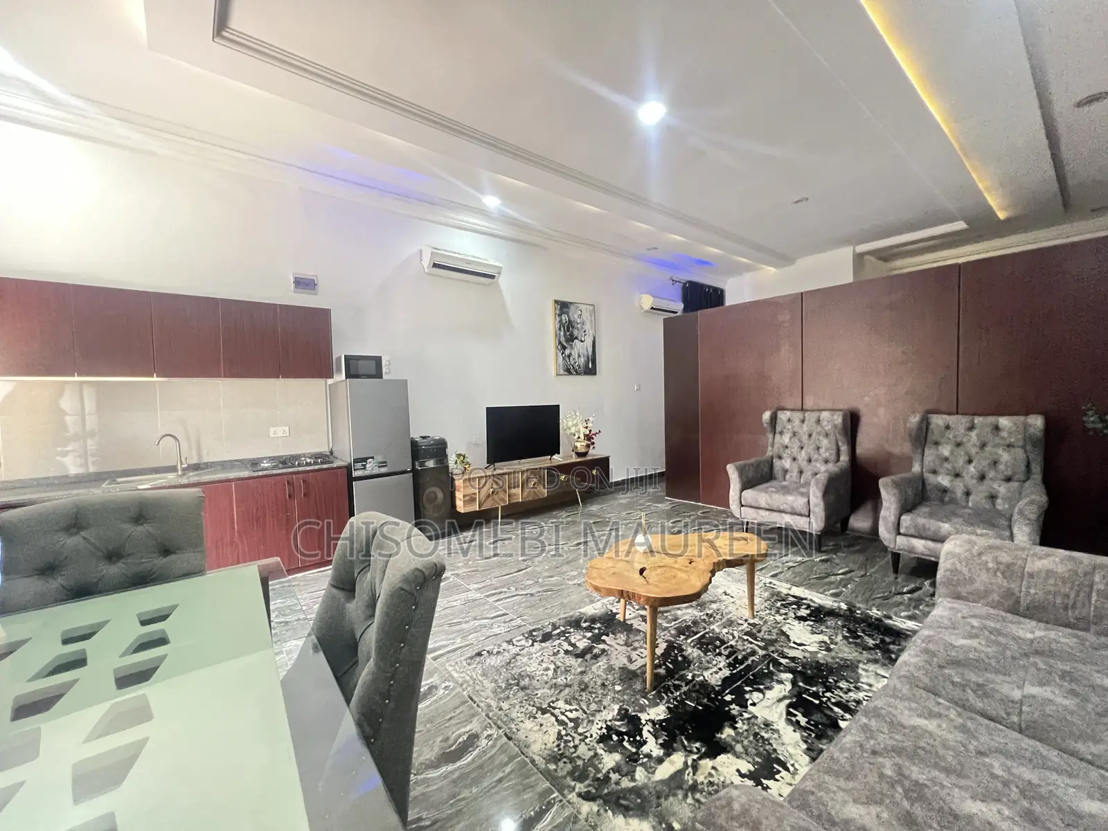 Furnished 1bdrm Room & Parlour in Garki for rent