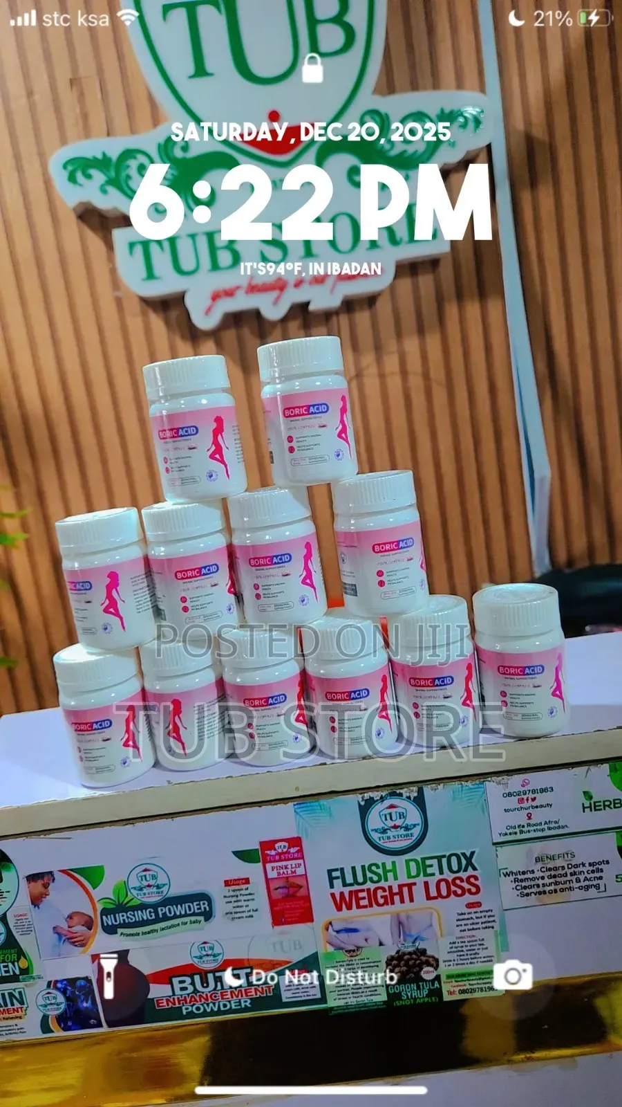Boric Acid 30pcs