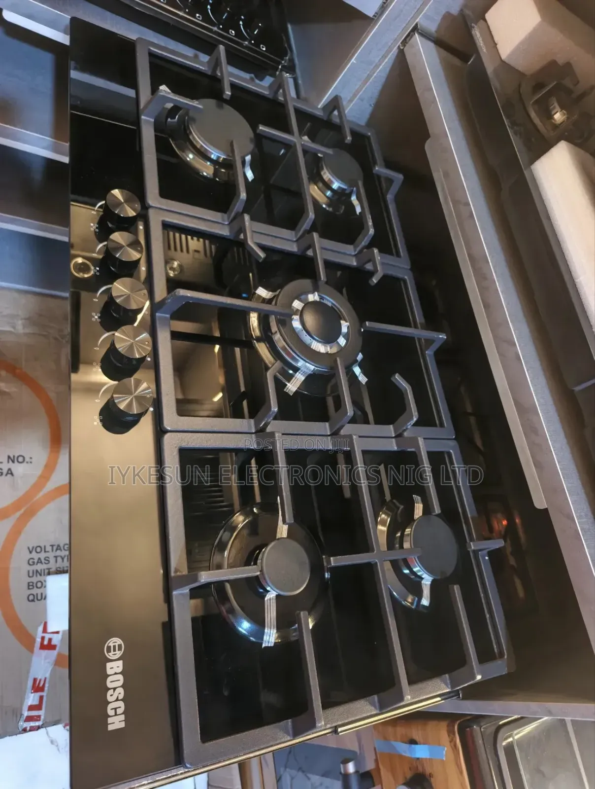 High Quality Super Bosch Inbuilt Luxury 5 Burners Gas Cooker Hob 90cm