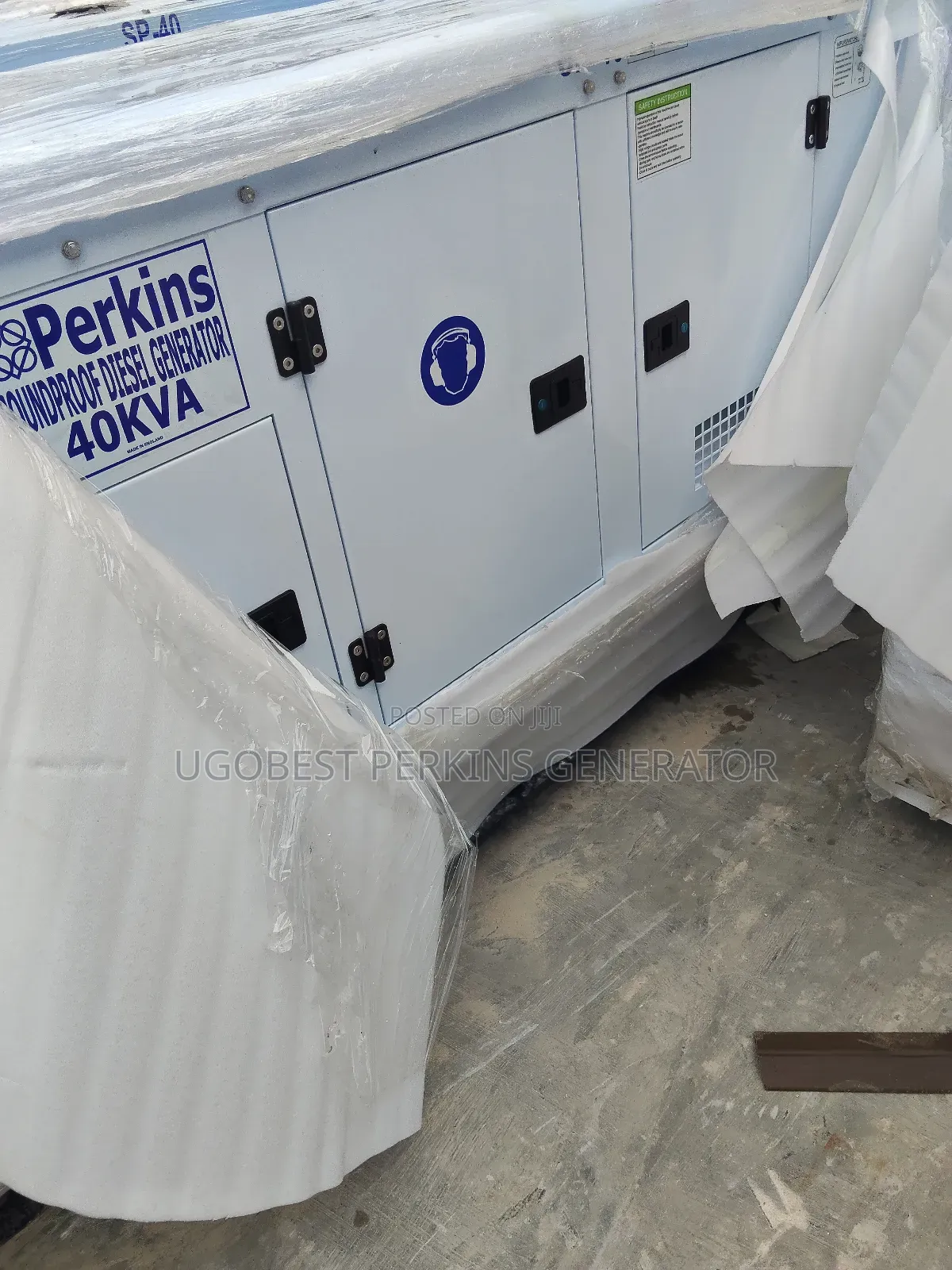 40kva Perkins Soundproof Generator With Two Years Warranty In Store