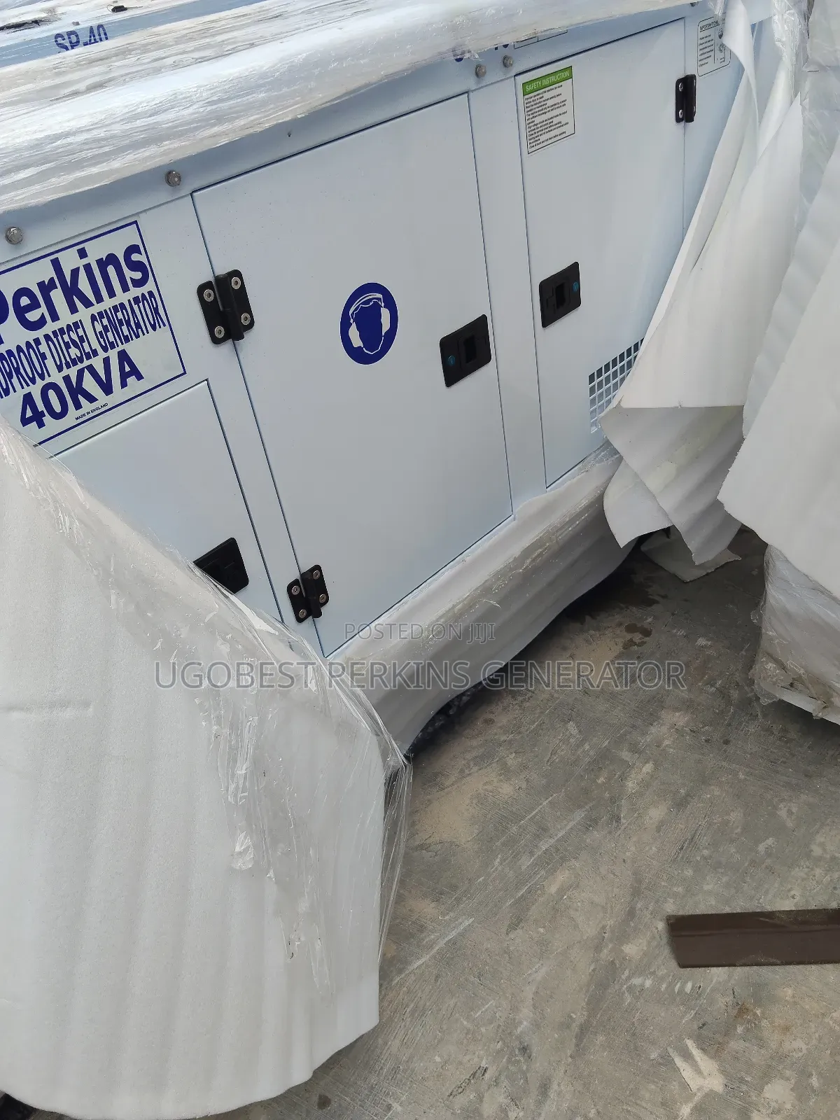 40kva Perkins Soundproof Generator With Two Years Warranty In Store