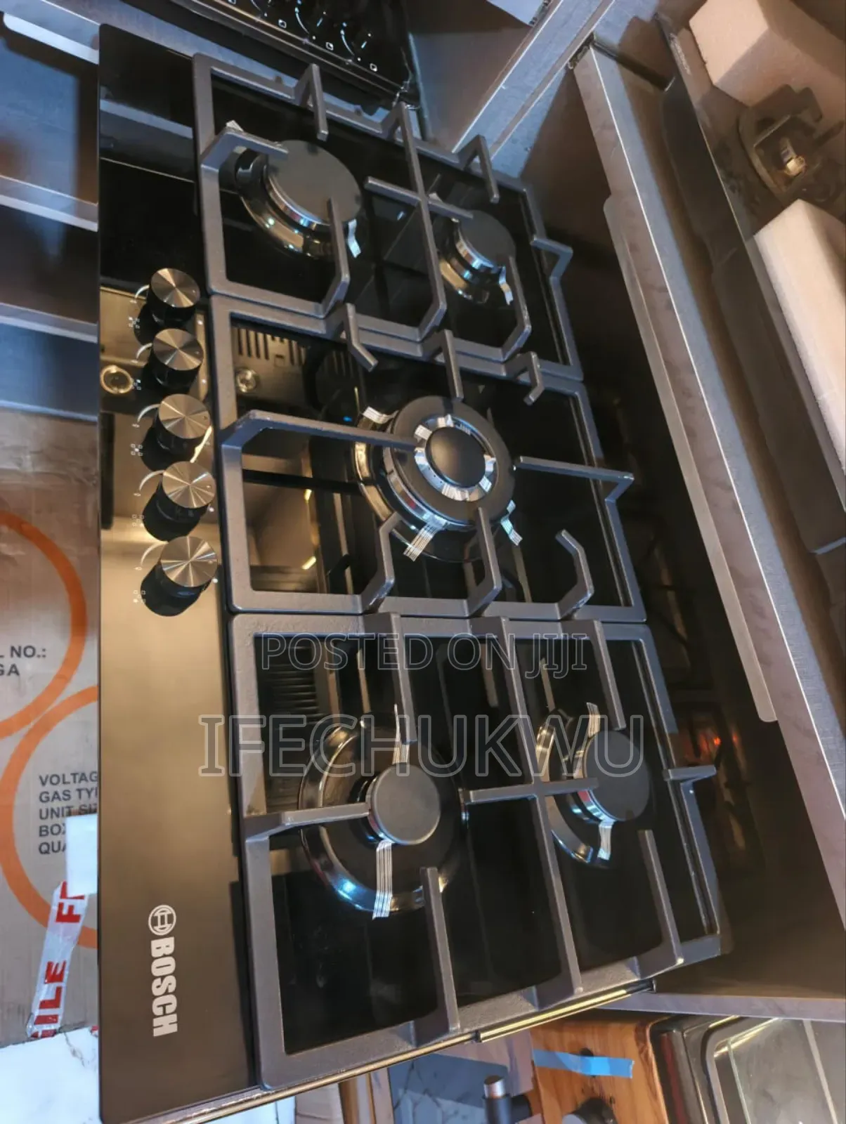 Super Bosch Quality 90cm Built-in Luxury 5 Burners Gas Cooker Hob Etc