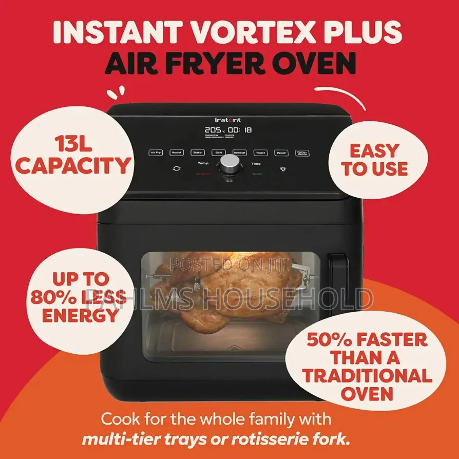 Instant Gourmet 13l Digital Air Fryer Oven