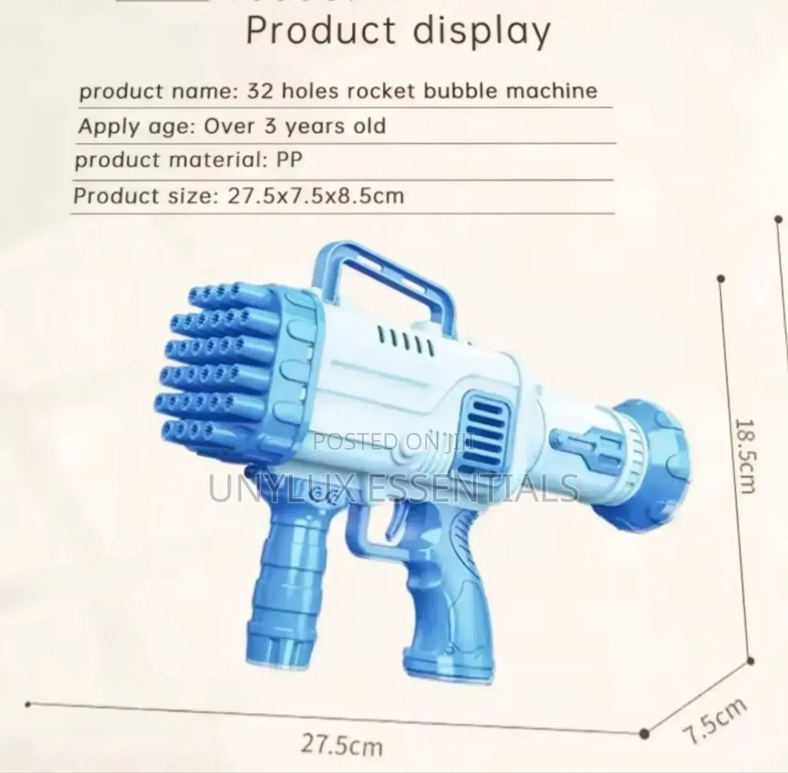 32 Hole Bubble Gun Toy Machine