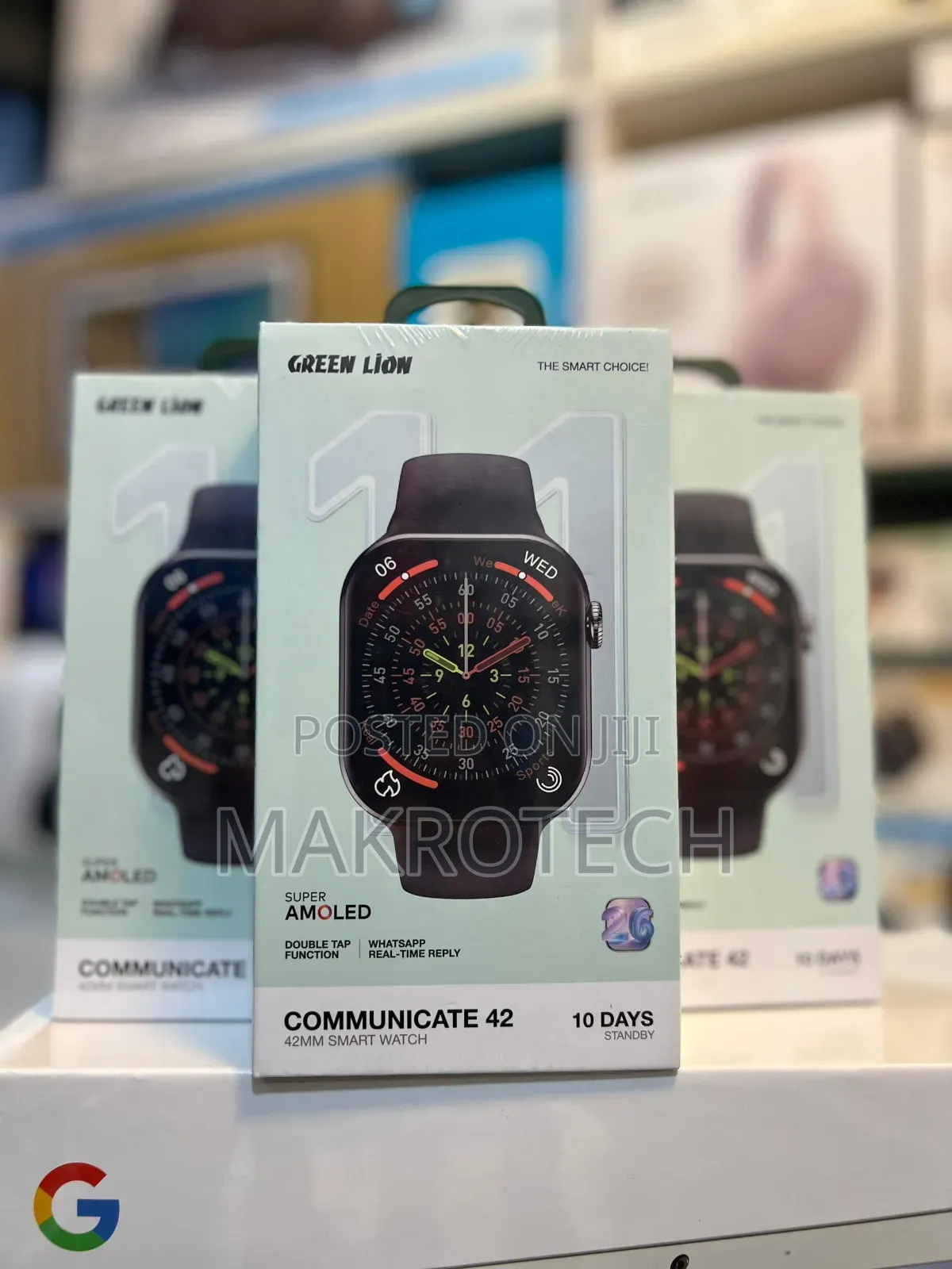 Green Lion Communicate 42 Smartwatch - 42mm  Super Amoled,