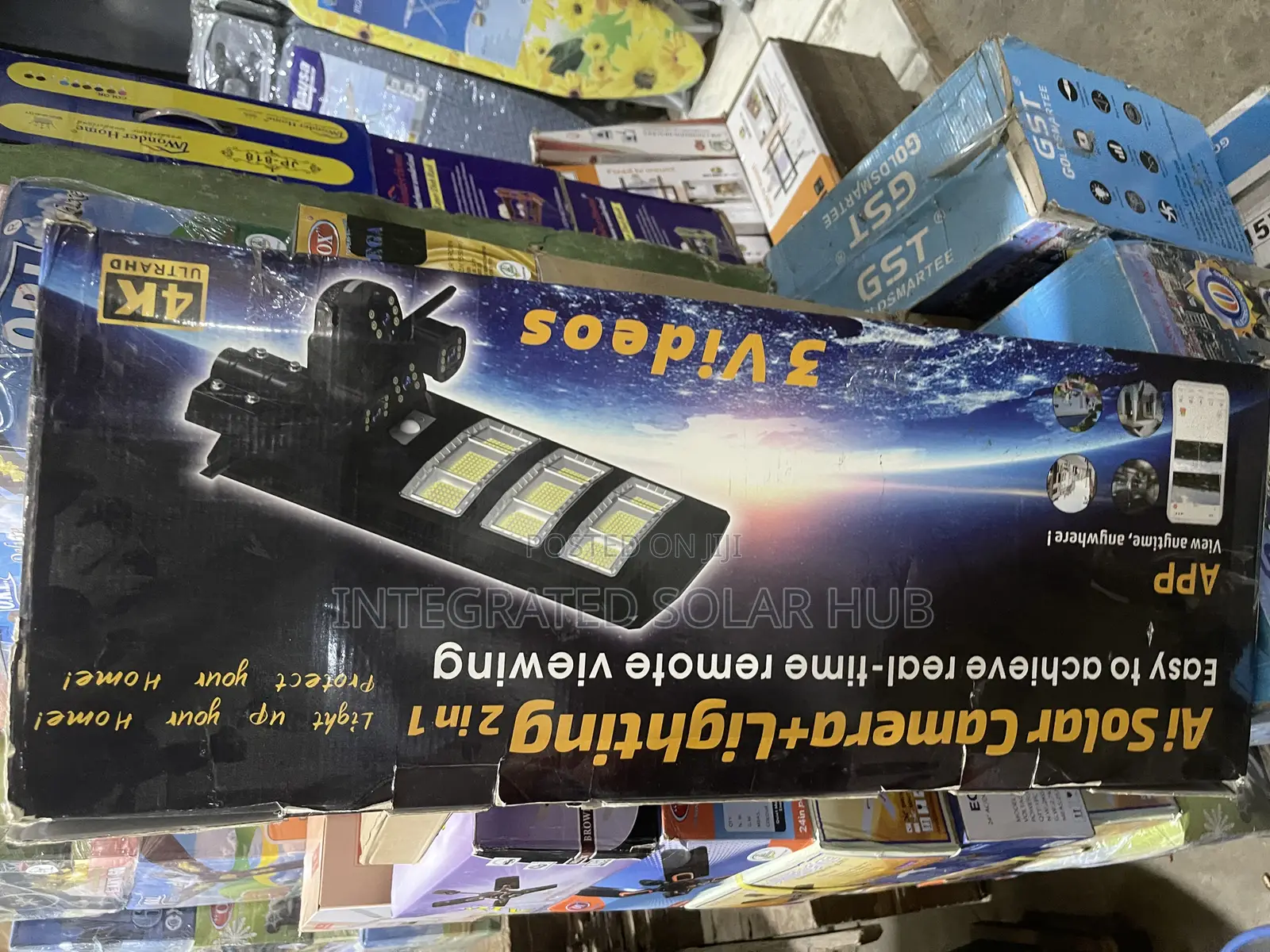 Solar Camera With Streetlight