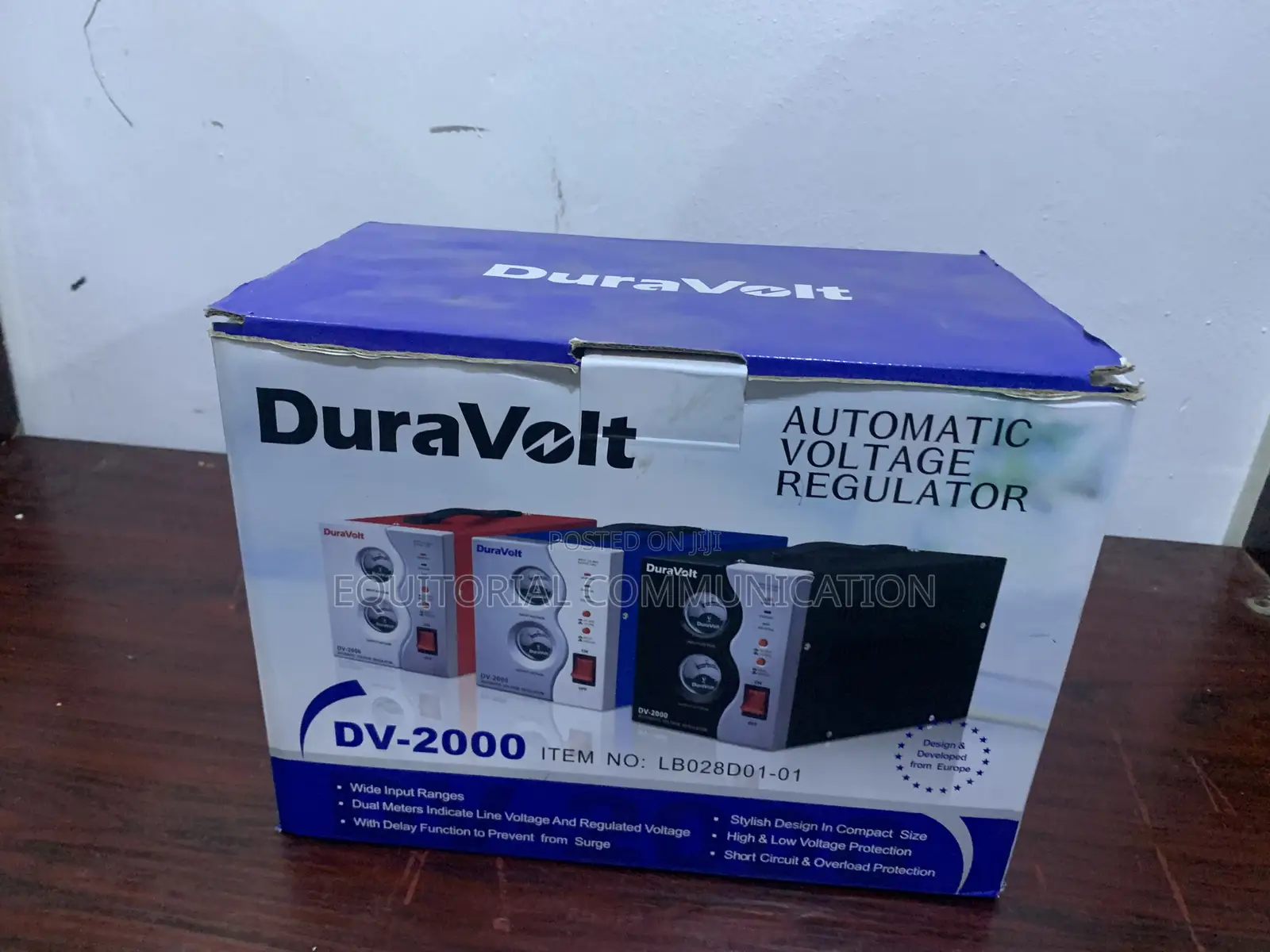 Duravolt 2000w High-Capacity Voltage Stabilizer