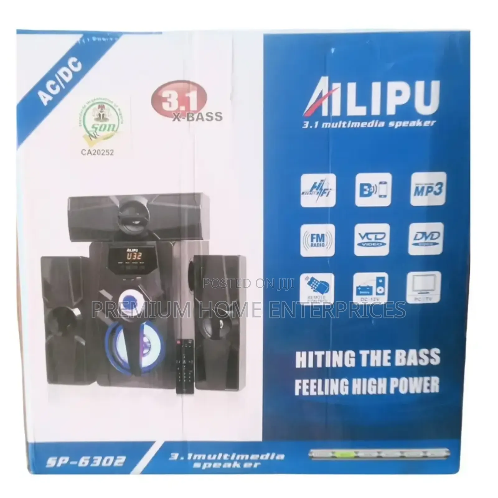 Ailipu Multimedia Speakers and Home Theater System Sp-6302