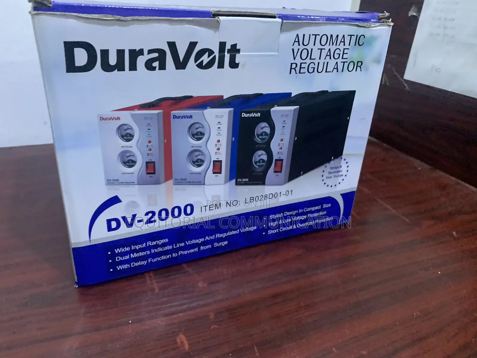Duravolt 2000w Home Office Voltage Stabilizer