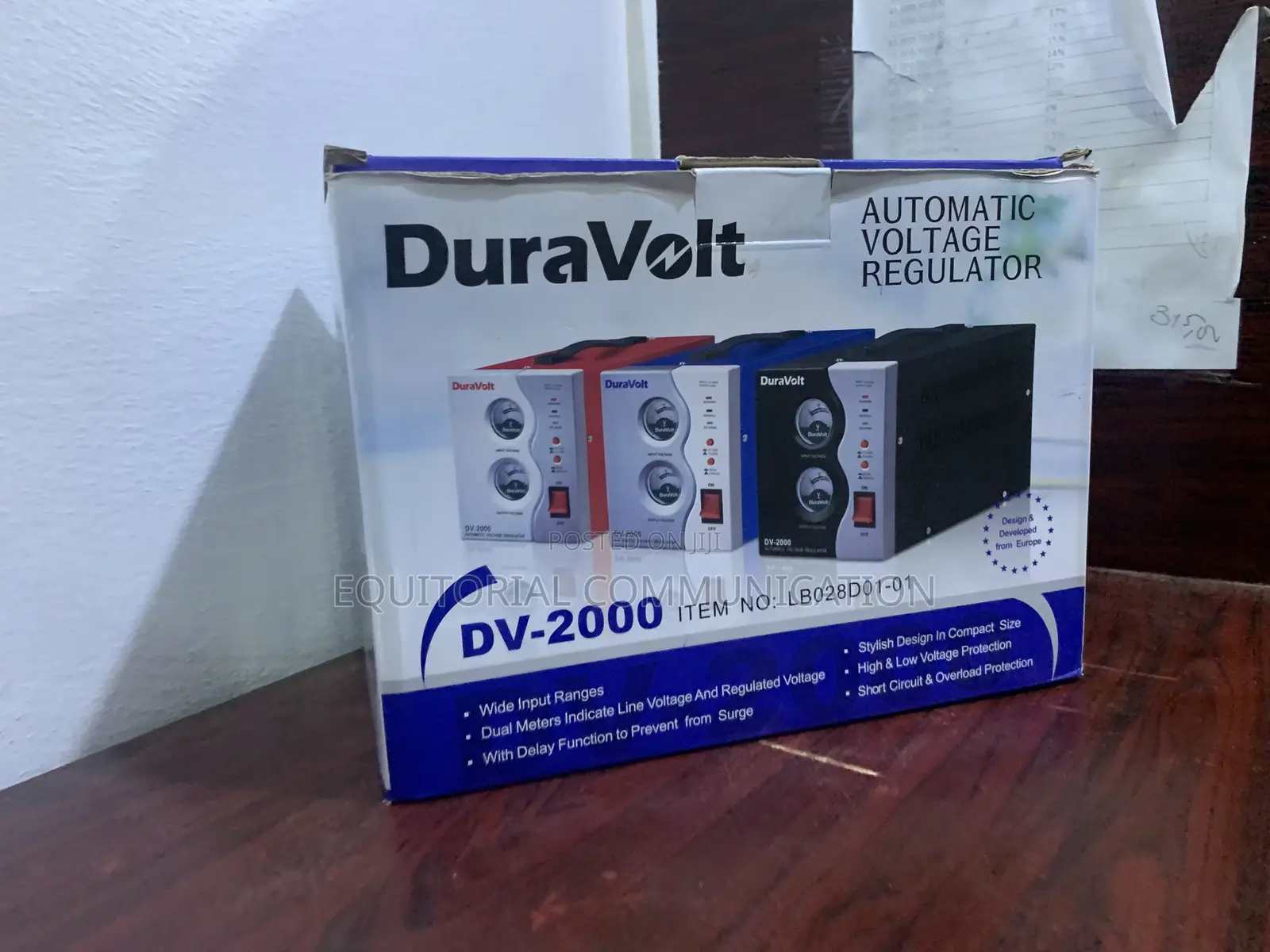 Duravolt 2000w Surge Protection Floor Stabilizer