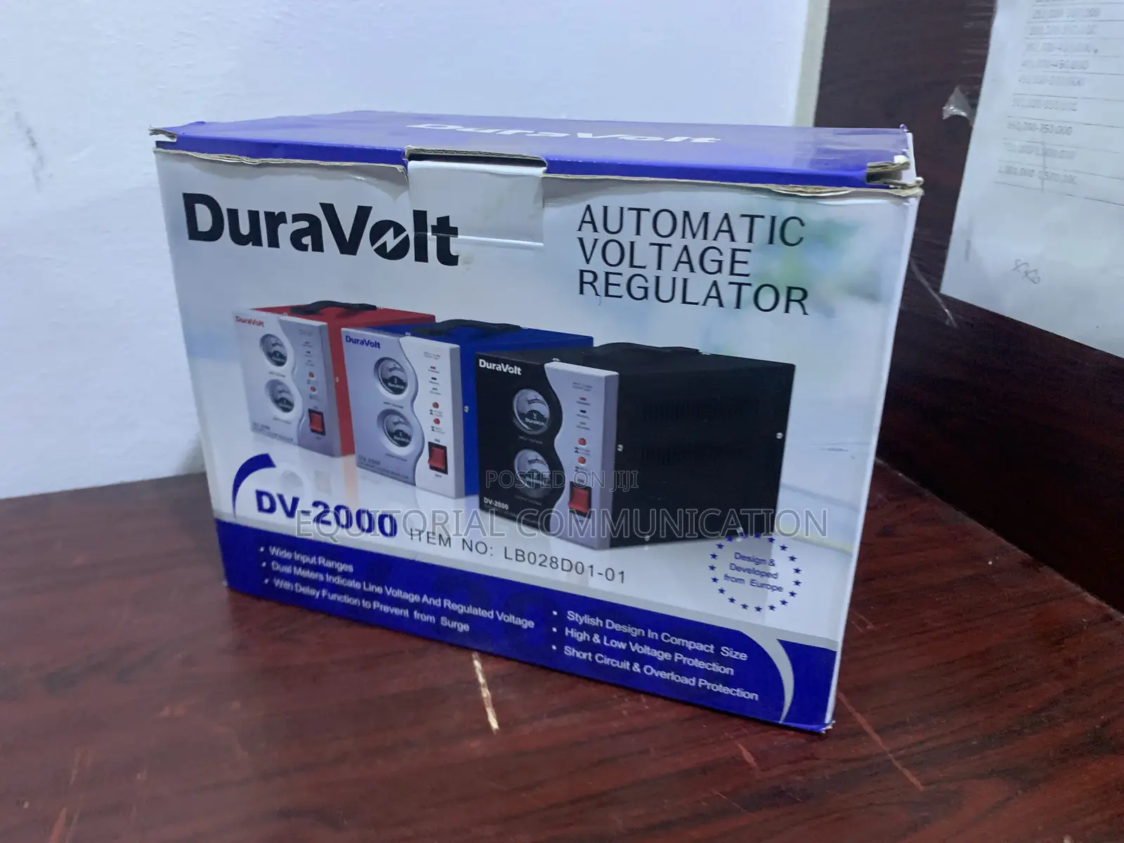 Duravolt 2000w Surge Protection Floor Stabilizer