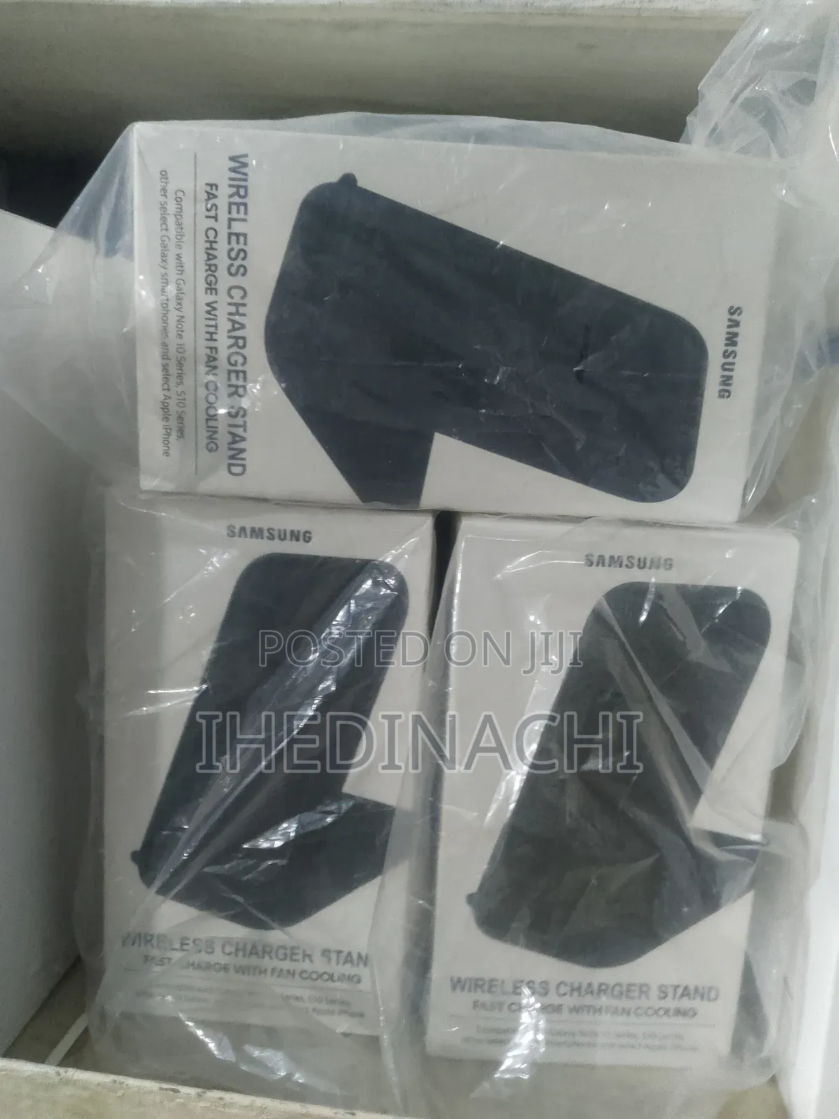 Wireless Charger Stand Fast Charging Witj Cooling Fan