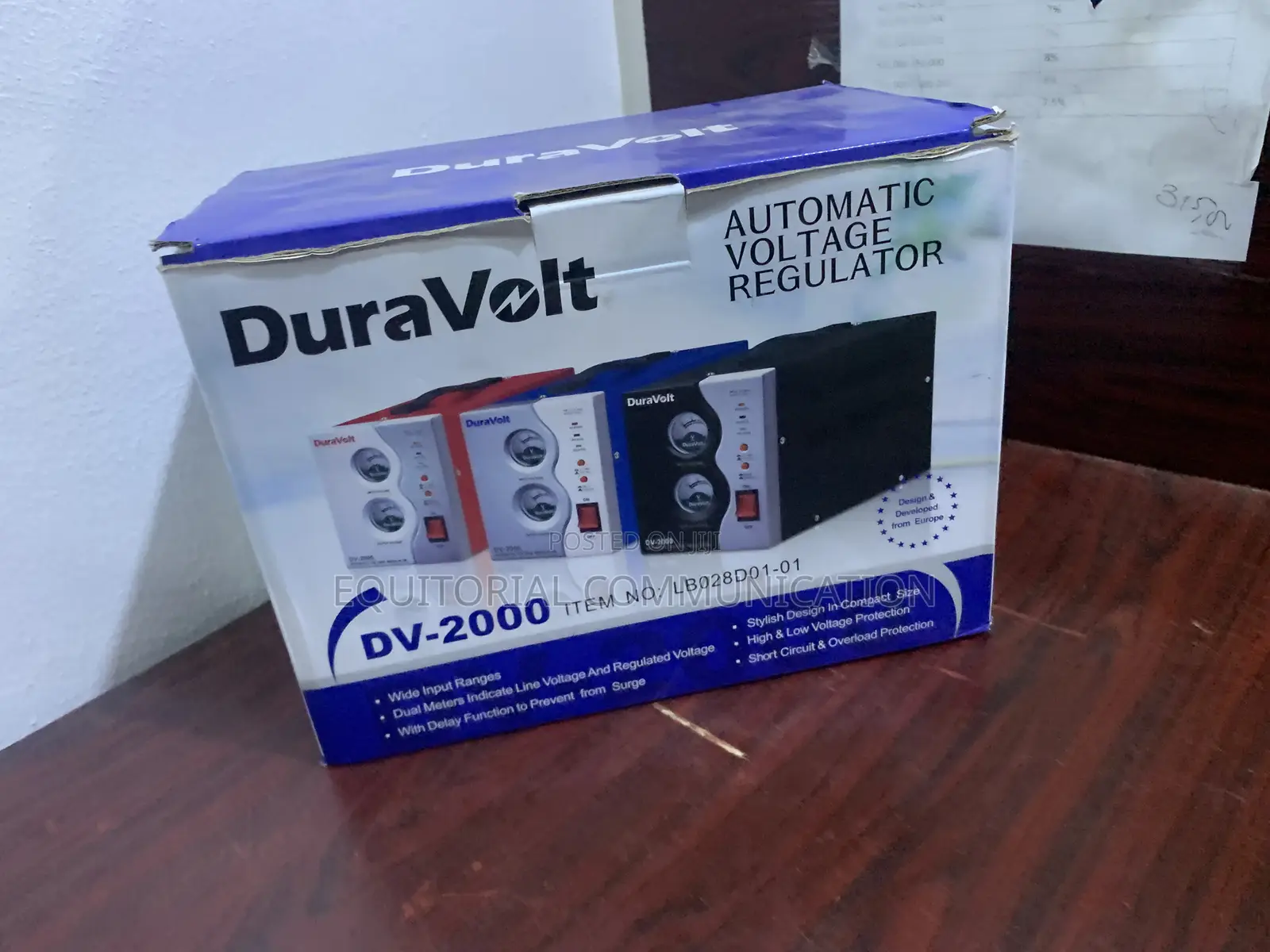 Duravolt 2000w Heavy-Duty Power Stabilizer