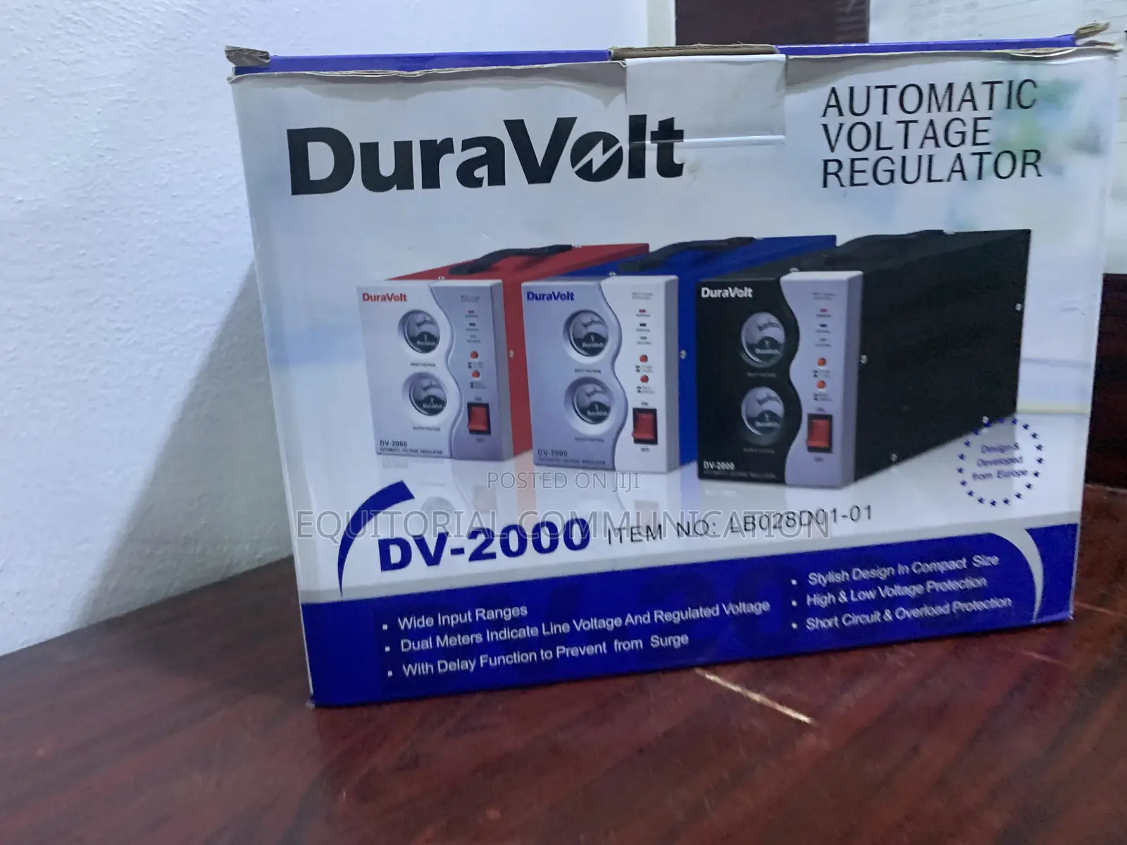 Duravolt 2000w Electrical Safety Floor Stabilizer
