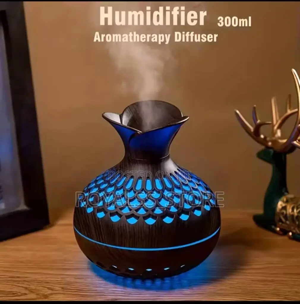300ml Wood Grain Aroma Diffuser / Humidifier