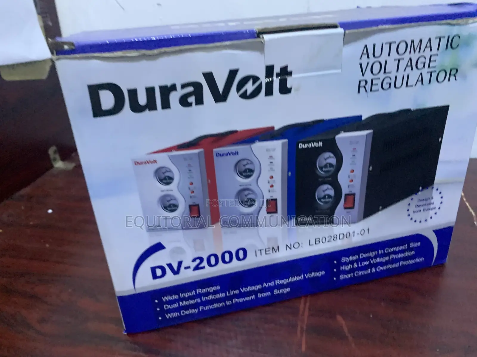 Duravolt 2000w Long-Life Floor Stabilizer