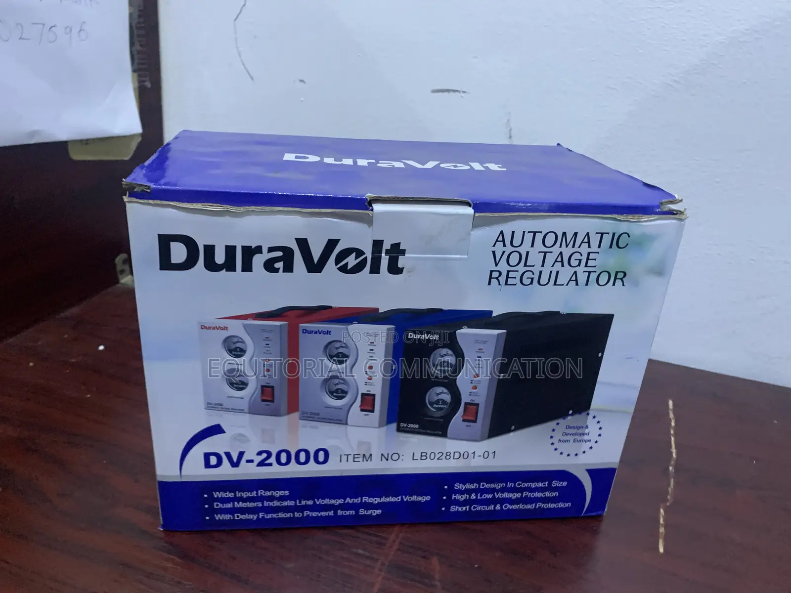 Duravolt 2000w Long-Life Floor Stabilizer
