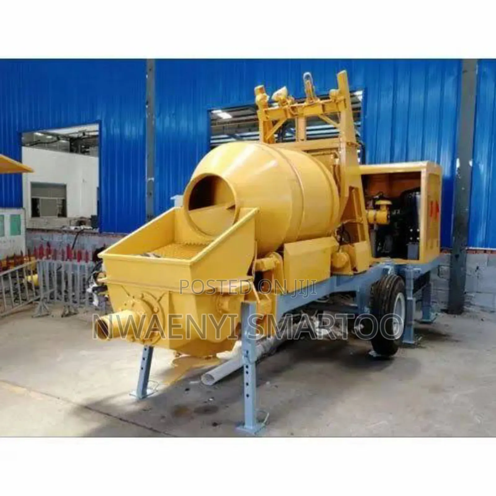 Stationary Mixer With Pump
