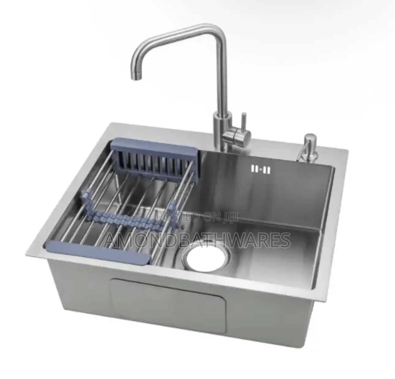 Brushed Nickel Kitchen Sink Faucet