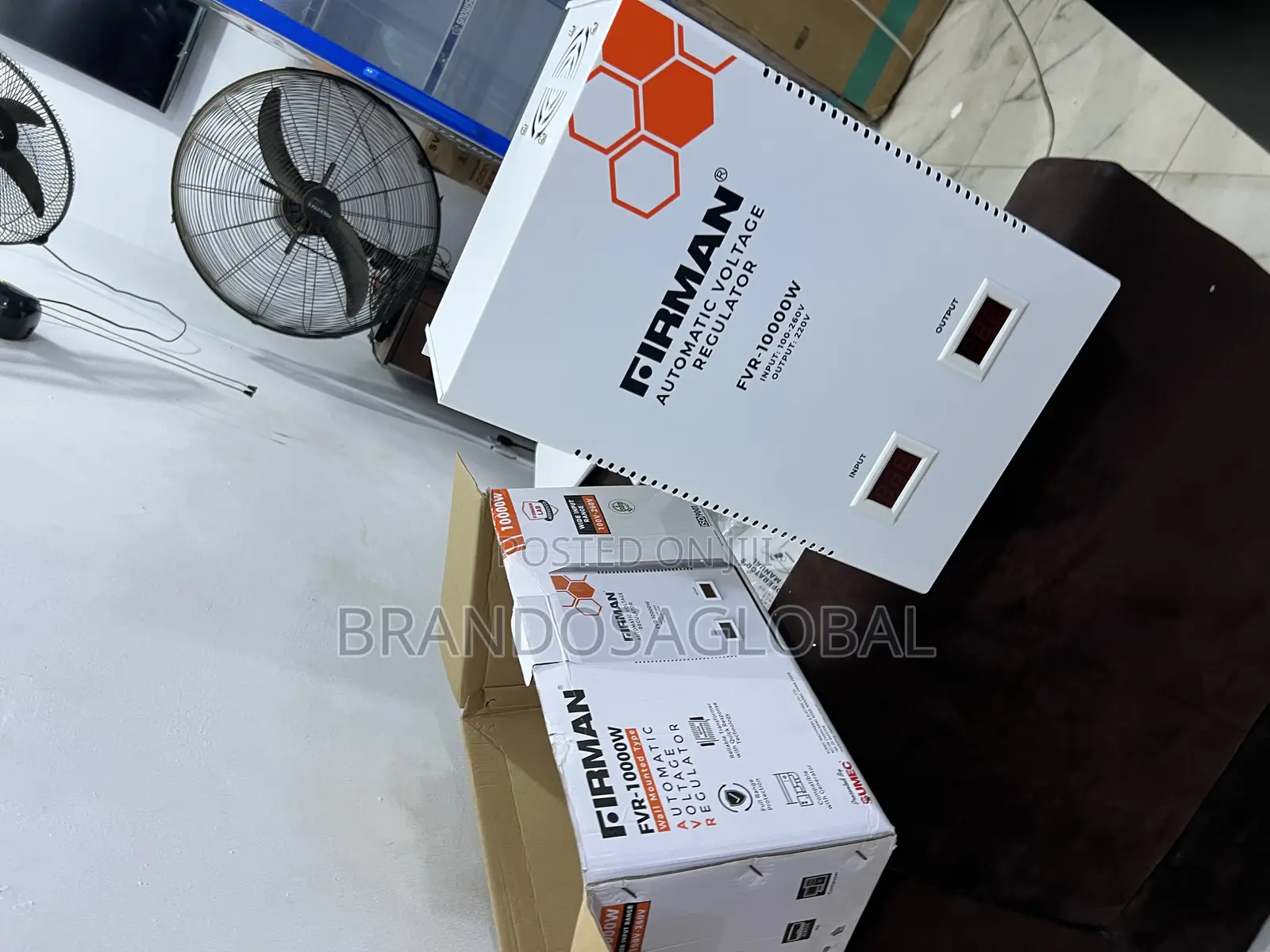 Heavy Duty Firman 10kva Wall Stabilizer System (Fvr-10000w)