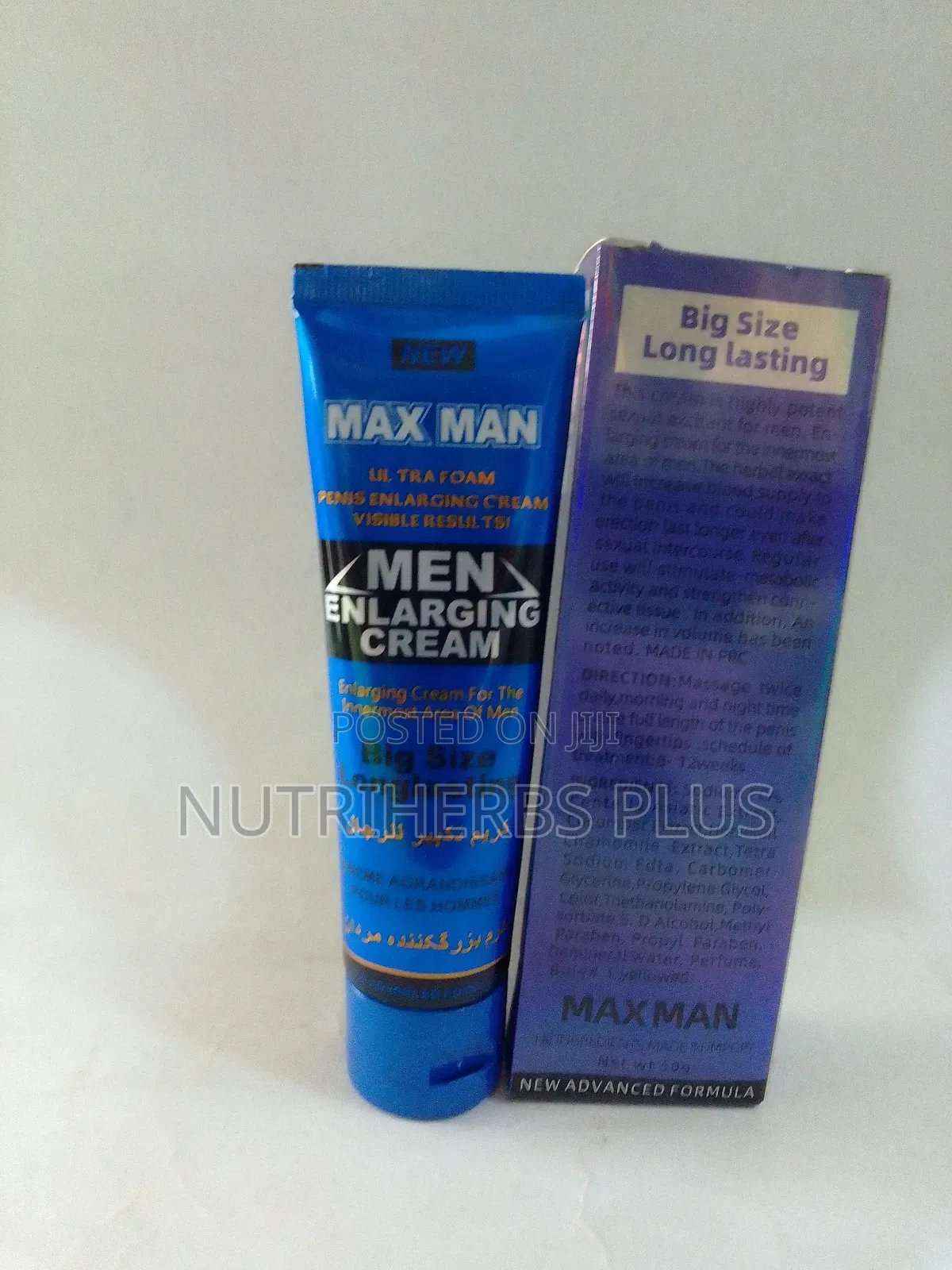 Maxman Enlarging Cream: For Pen!S Enlargement